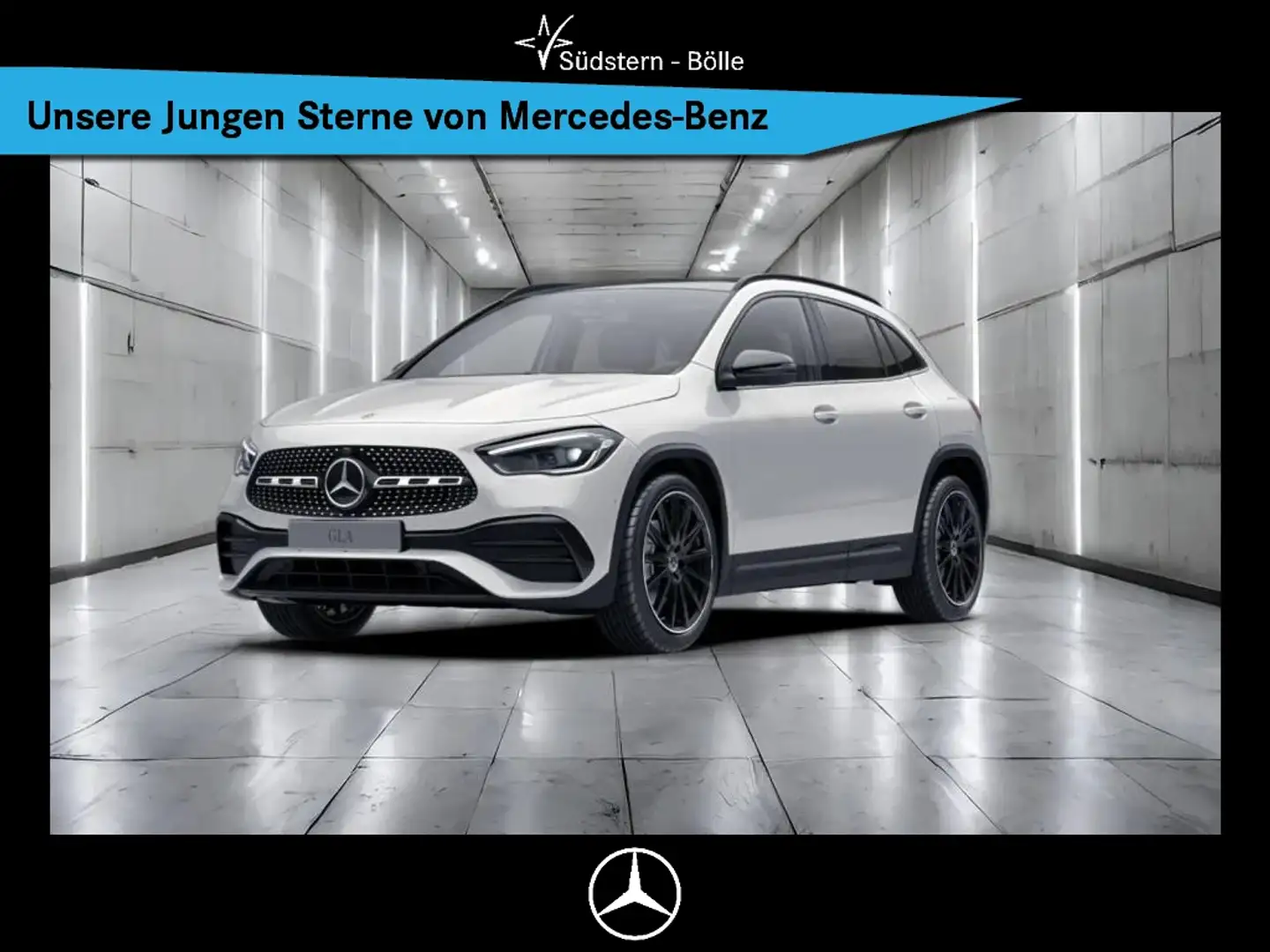 Mercedes-Benz GLA 250 4M AMG+DISTRONIC+360°KAM+PANO+AHK+MULTIB Weiß - 1