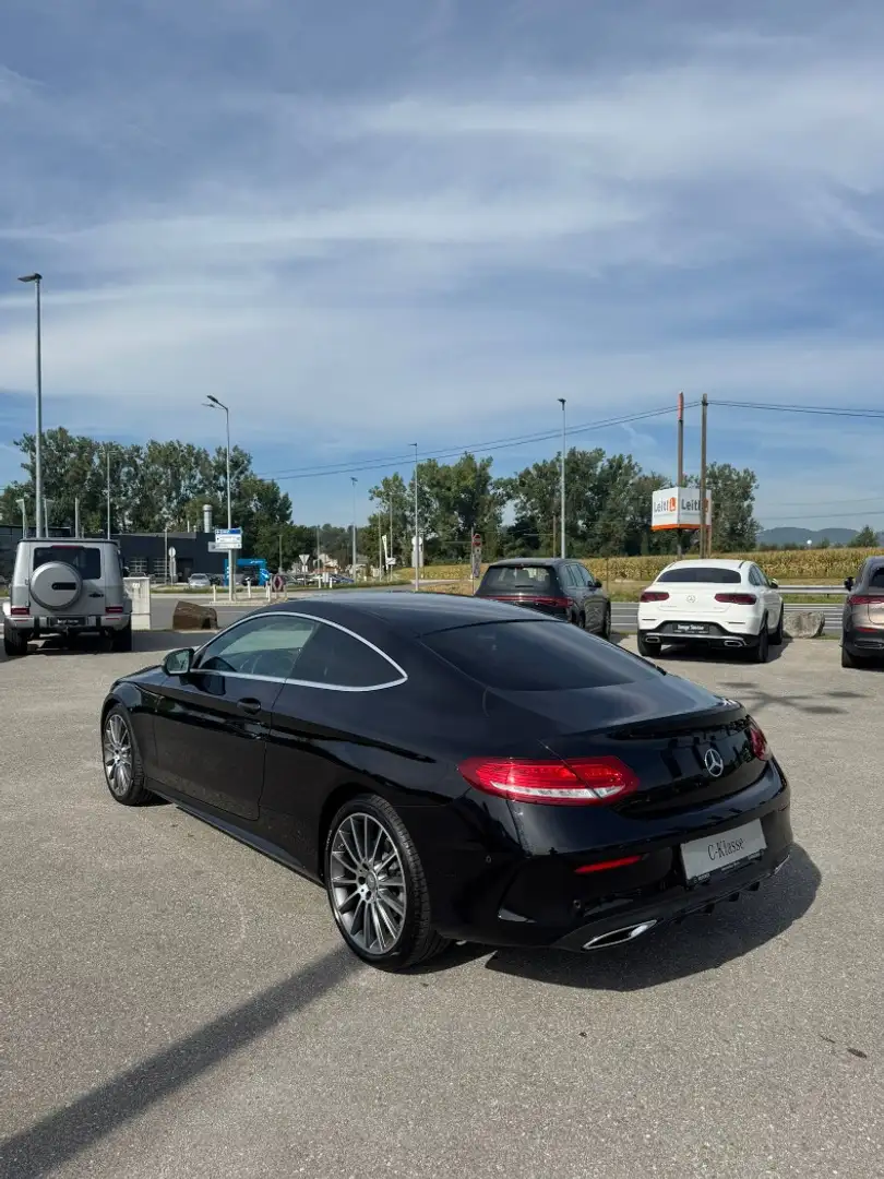 Mercedes-Benz C 250 d Coupé PTS Shz Ambi Sportpaket Mbeam AMG Schwarz - 2