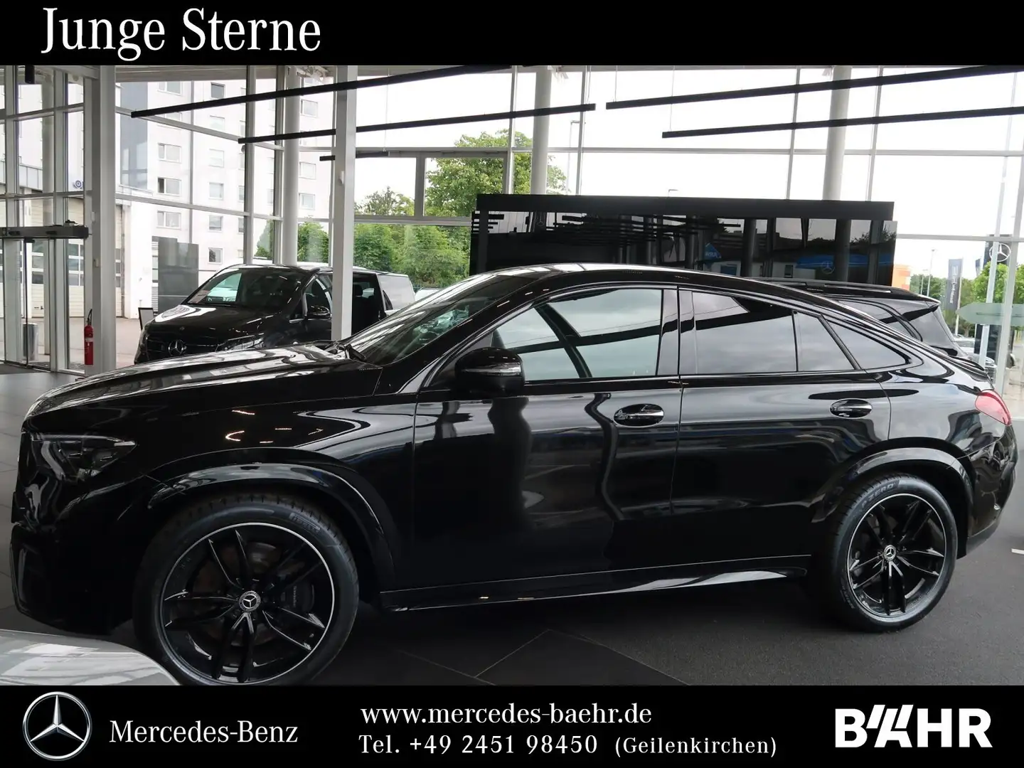 Mercedes-Benz GLE 450 GLE 450 d 4M Coupé AMG+Night/Pano/AHK/Airmatic Schwarz - 2