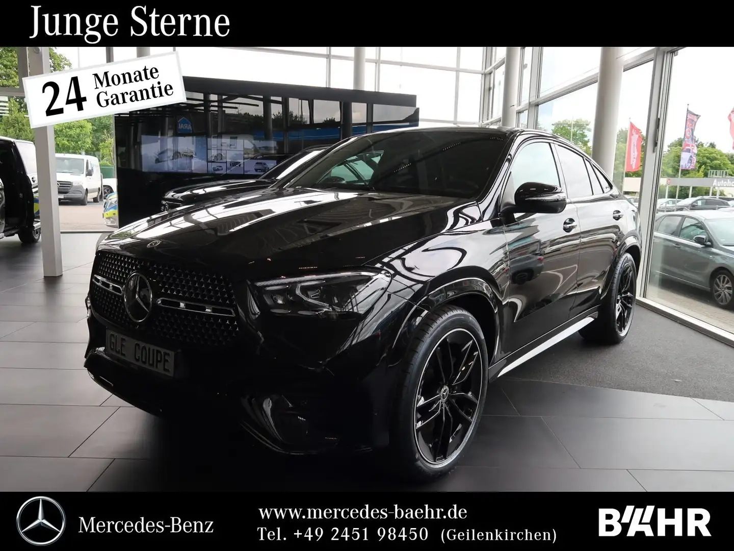 Mercedes-Benz GLE 450 GLE 450 d 4M Coupé AMG+Night/Pano/AHK/Airmatic Schwarz - 1