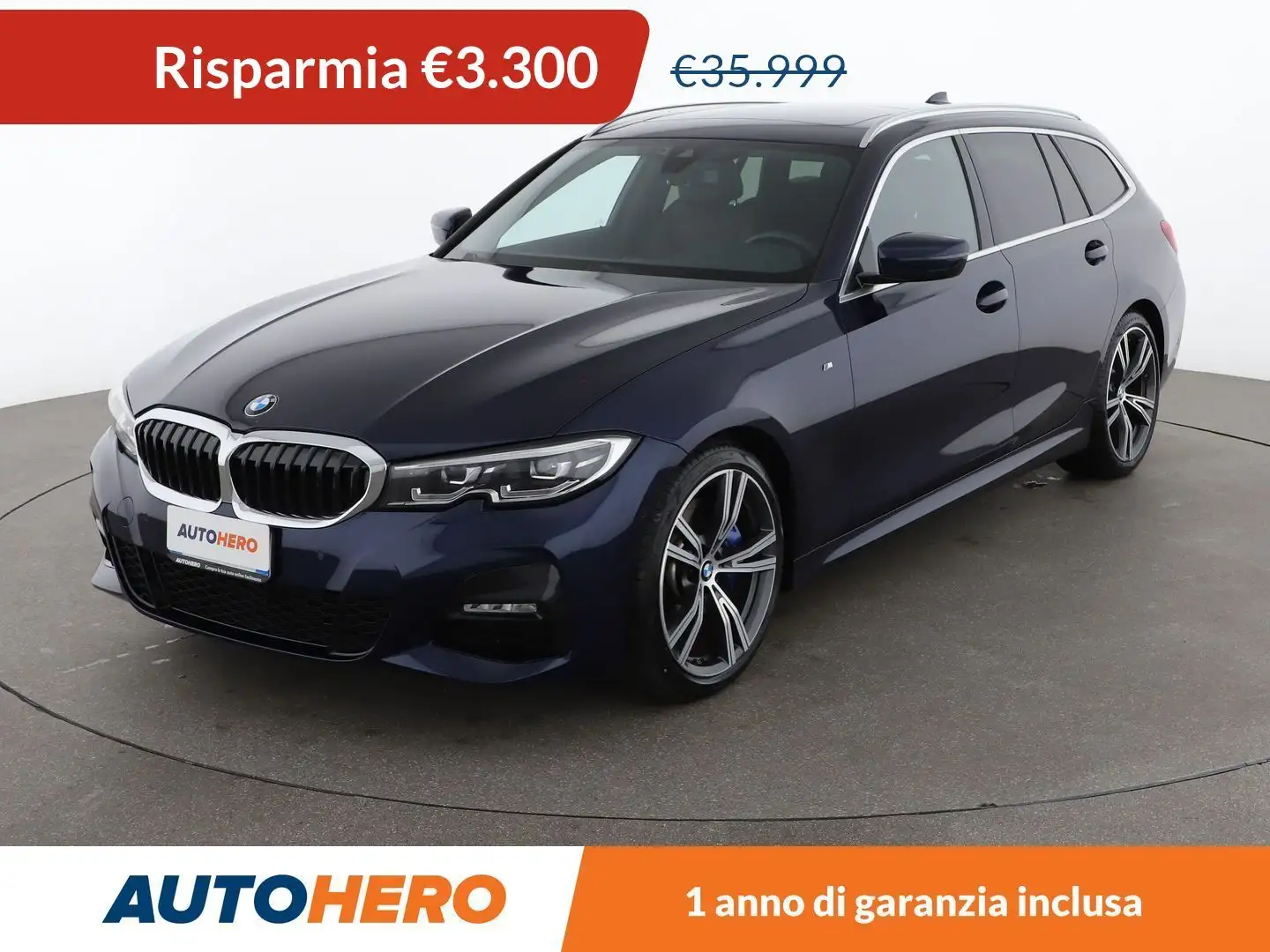 BMW 320 320d Msport MHEV Blu/Azzurro - 1