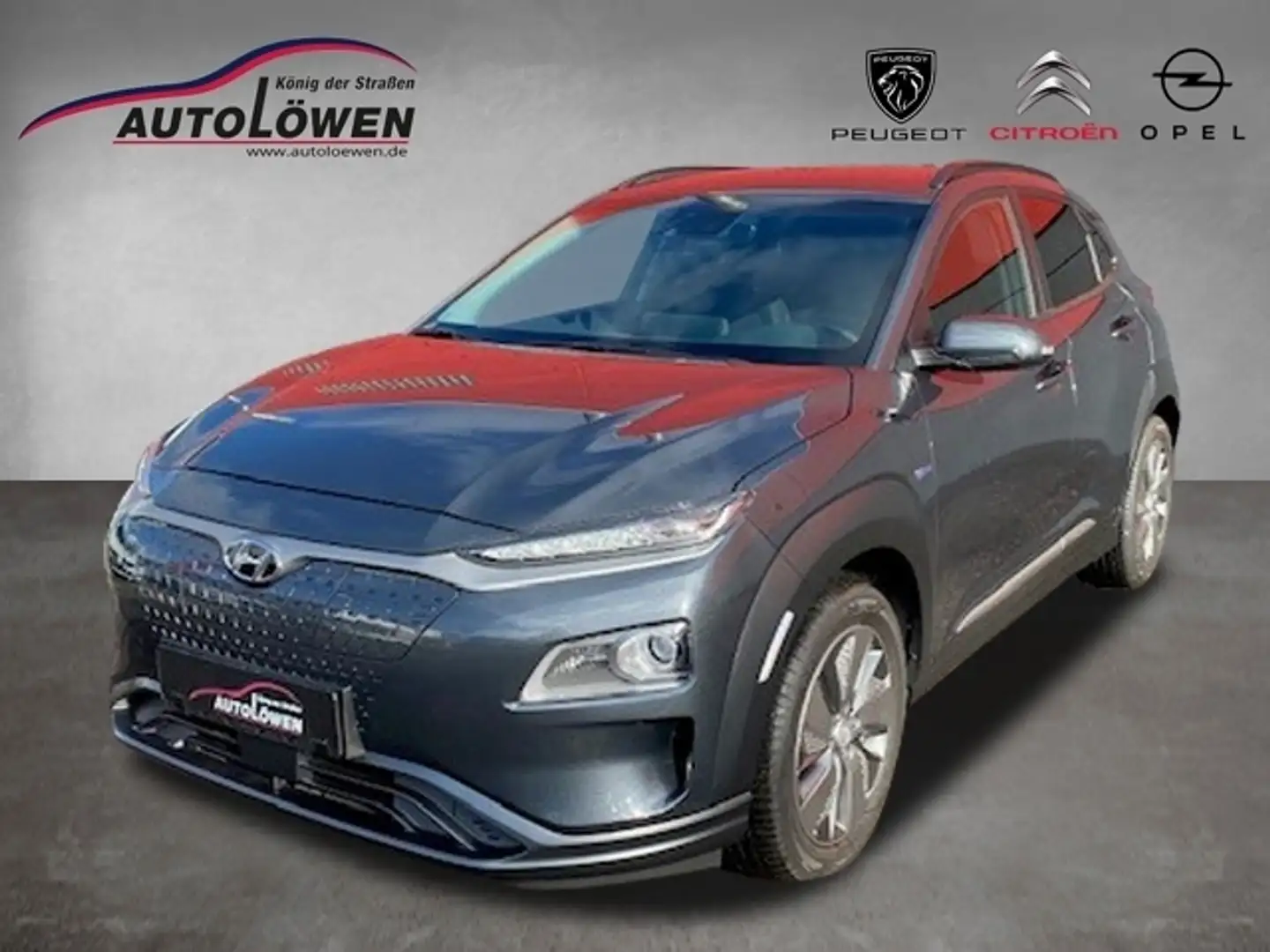 Hyundai KONA Style-Paket Elektro 2WD Grijs - 1