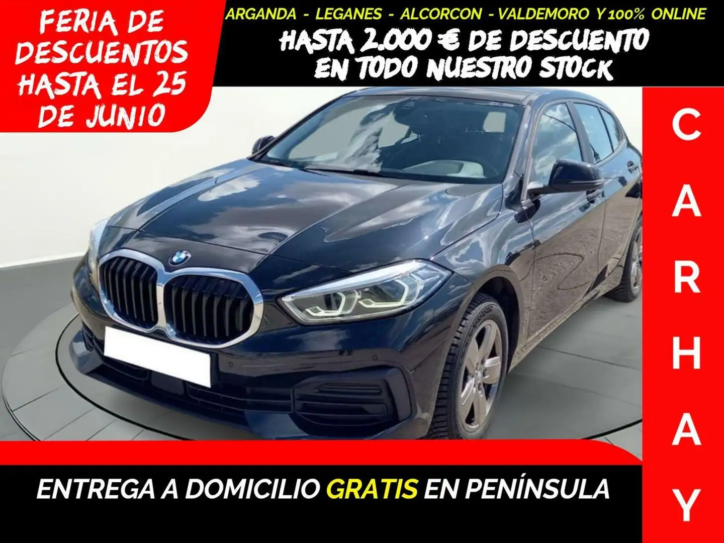 BMW 116 d AdBlue Model Advantage Business Negro - 1