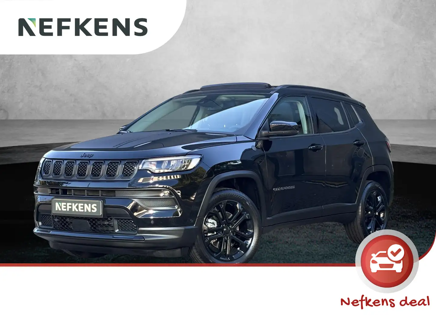 Jeep Compass 1.5T e-Hybrid 130pk North Star Automaat | Panorama Zwart - 1