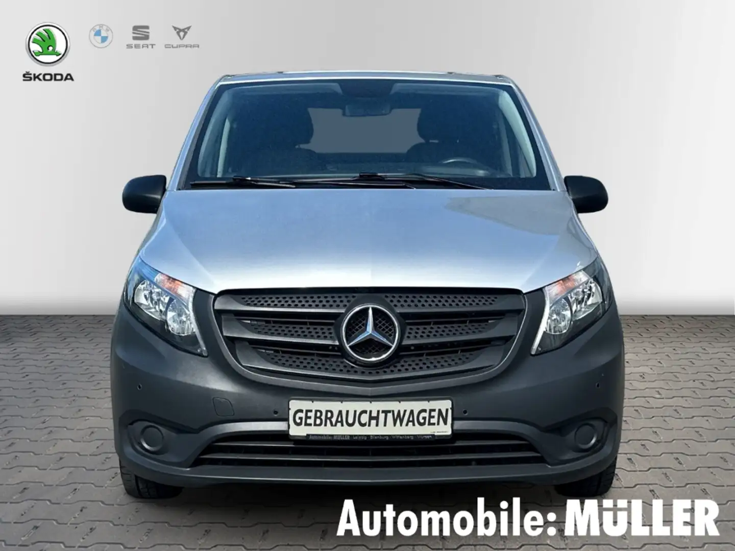 Mercedes-Benz Vito Kasten 114 CDI Extralang*Klima*Navi*1.Hand Argintiu - 2