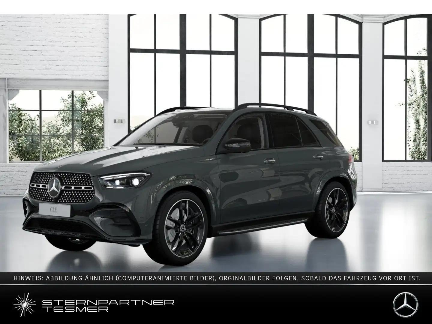 Mercedes-Benz GLE 580 4M #AMG #AHK #NIGHT #PANO #HUD #AIRMATIC Šedá - 1