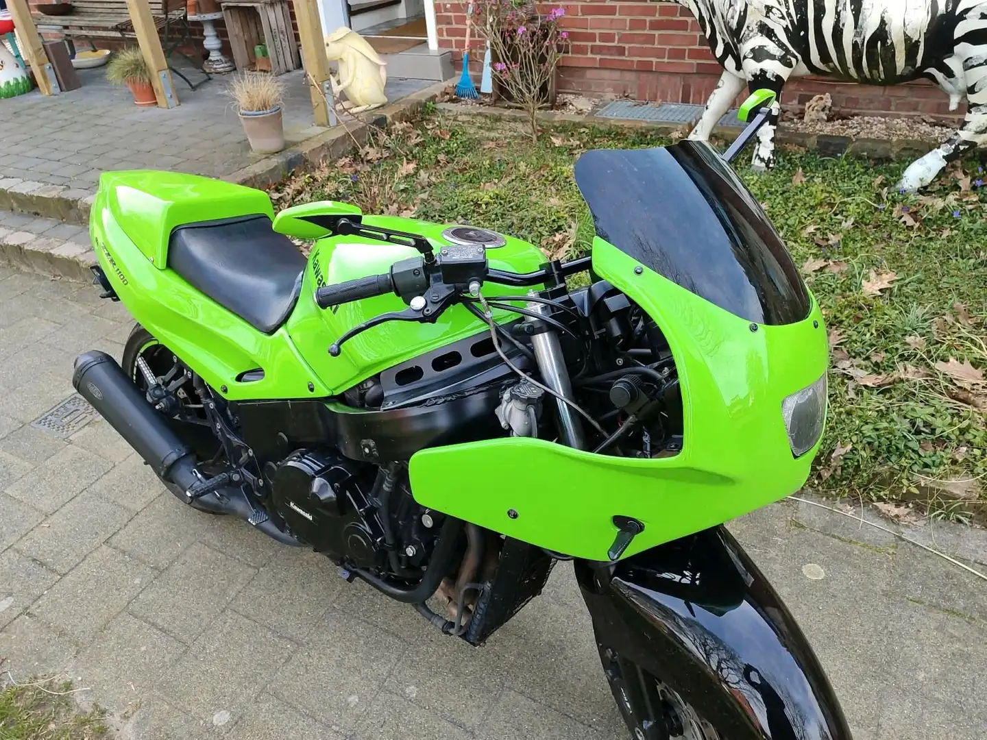 Kawasaki ZZR 1100 zelena - 2
