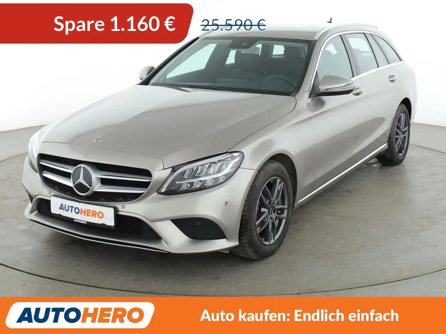 Mercedes-Benz C 220 d T Avantgarde Aut.*NAVI*CAM*LED*PDC*SHZ*TEMPO* Gris - 1