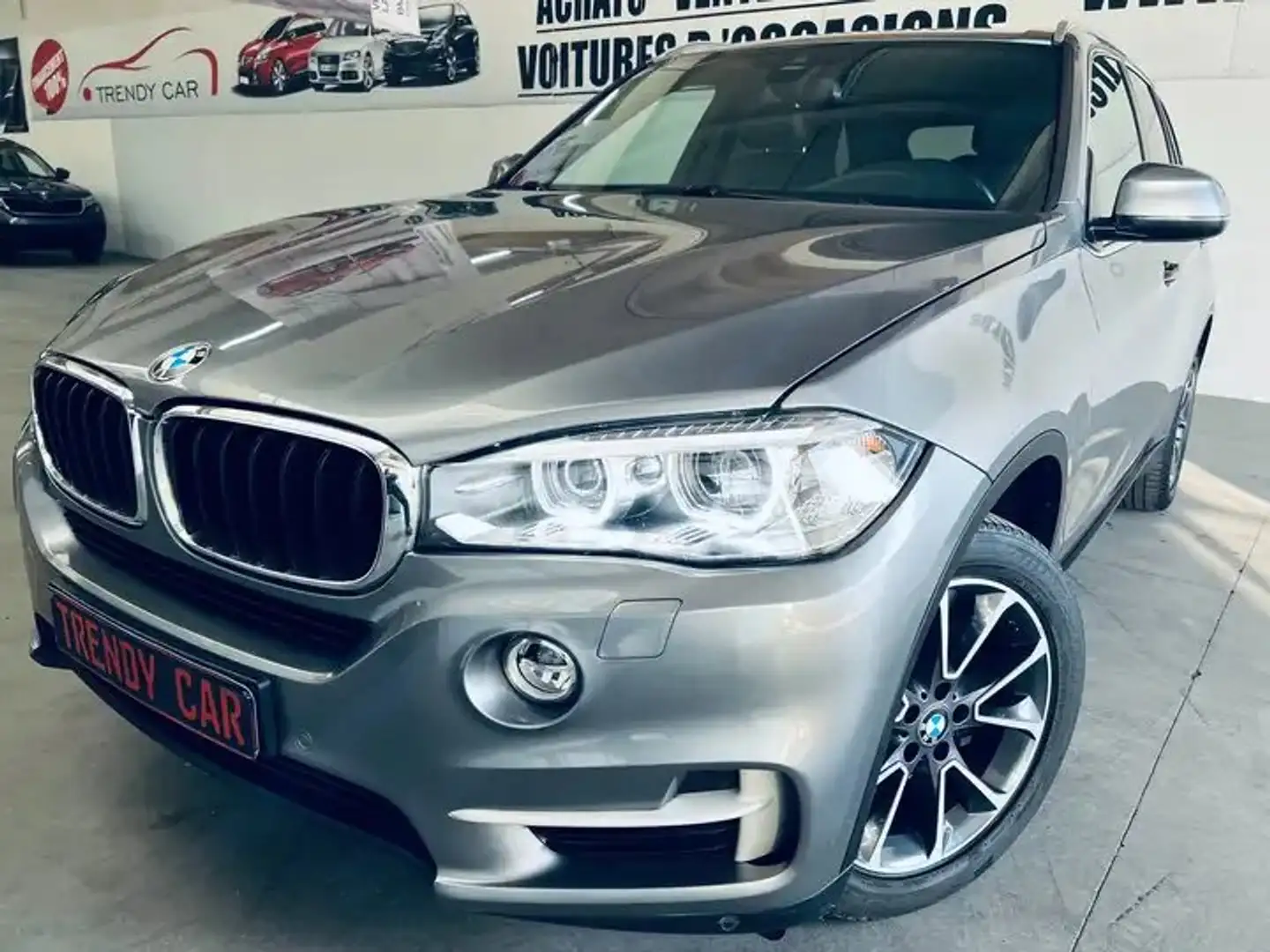 BMW X5 xDrive35i+7 PLACES+GPS+CAMERA+CUIR+CARNET+GARANTIE Grey - 1