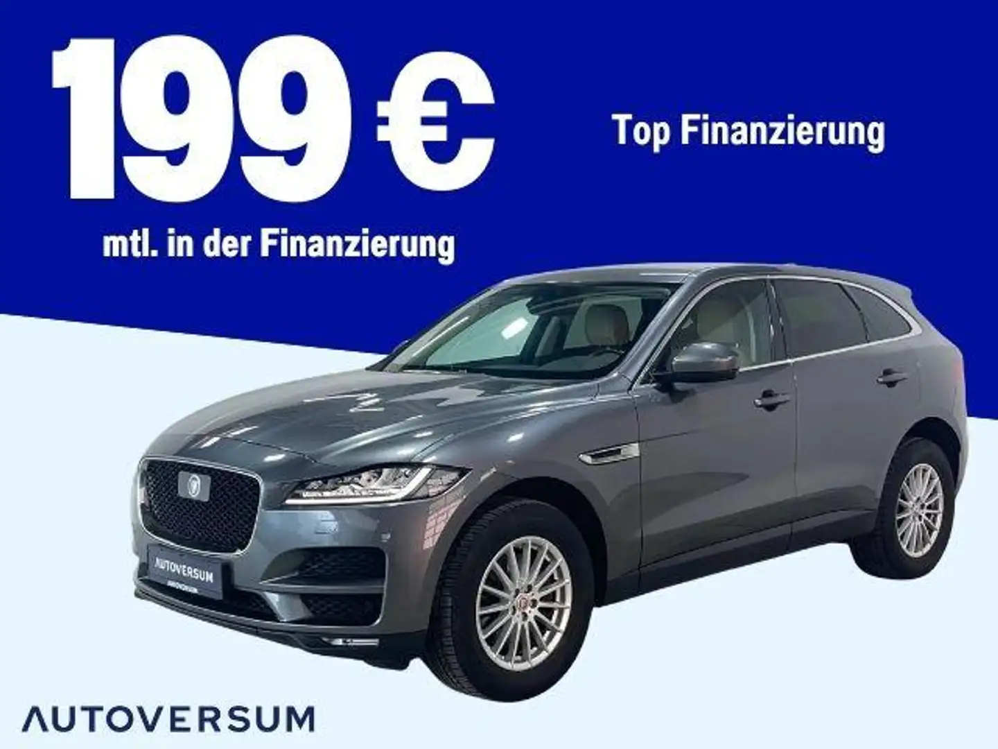 Jaguar F-Pace Prestige 3.0 AWD AHK*LED*LANE* Grau - 1