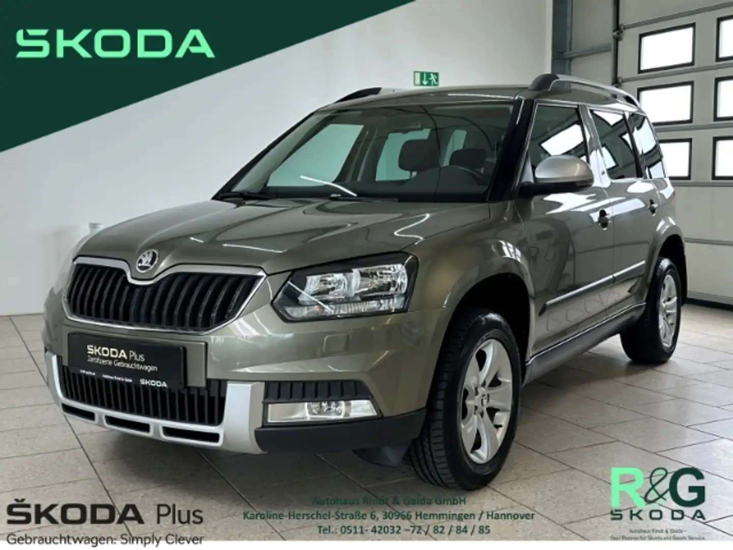 Skoda Yeti Ambition Outdoor 1.4 TSI SHZ PDC Klimaauto Grün - 1