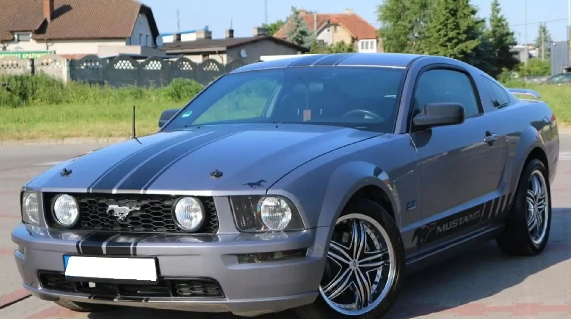 Ford Mustang 2,3 EcoBoost Aut. Grigio - 1
