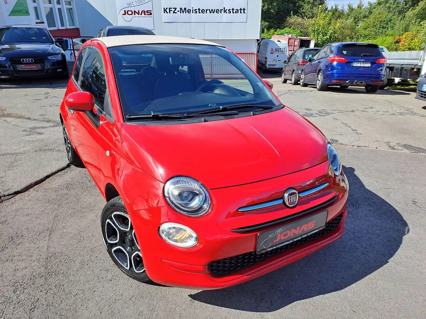 Fiat 500 Club *el. Faltdach*DAB*Klimaanlage*Tempomat* Rouge - 1