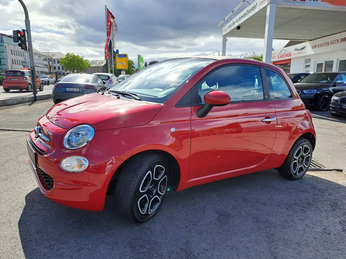 Fiat 500 Club *el. Faltdach*DAB*Klimaanlage*Tempomat* Rouge - 2