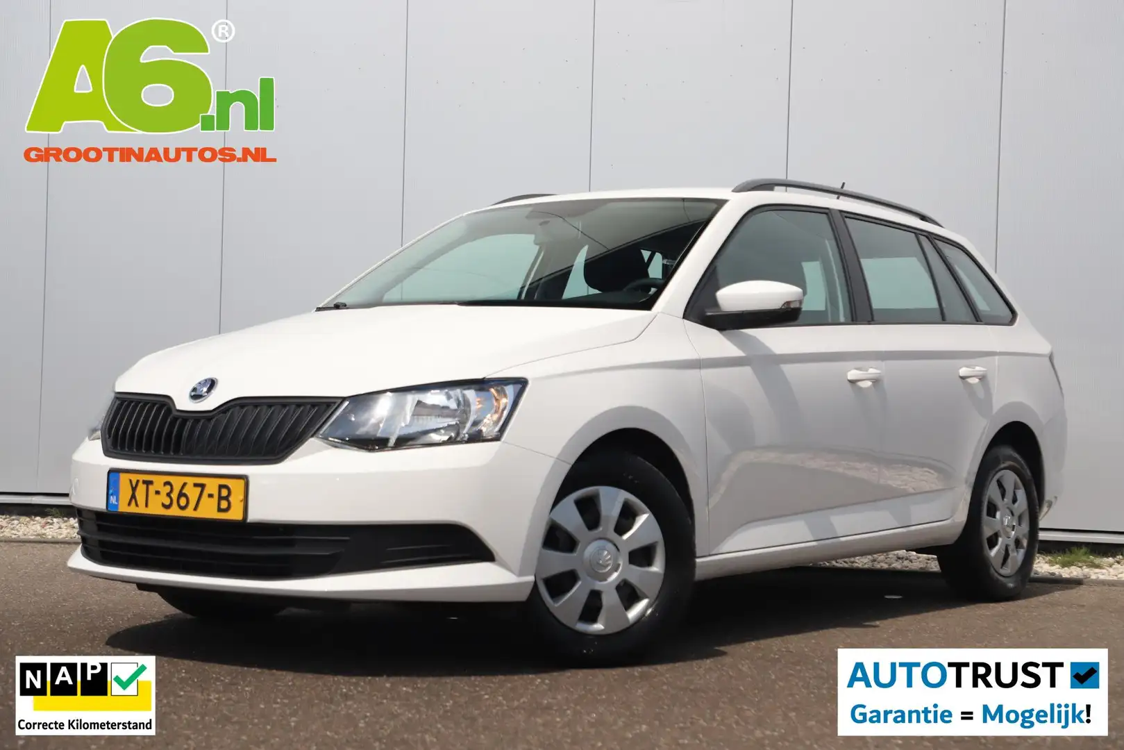 Skoda Fabia Combi 1.0 TSI Drive 95PK Radio Airco Stoelverwarmi Wit - 1