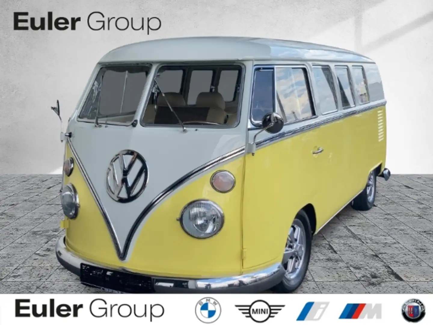Volkswagen T1 VW Bus 2.1Ltr Kummetat-Motor, alles eingetragen! Sárga - 1