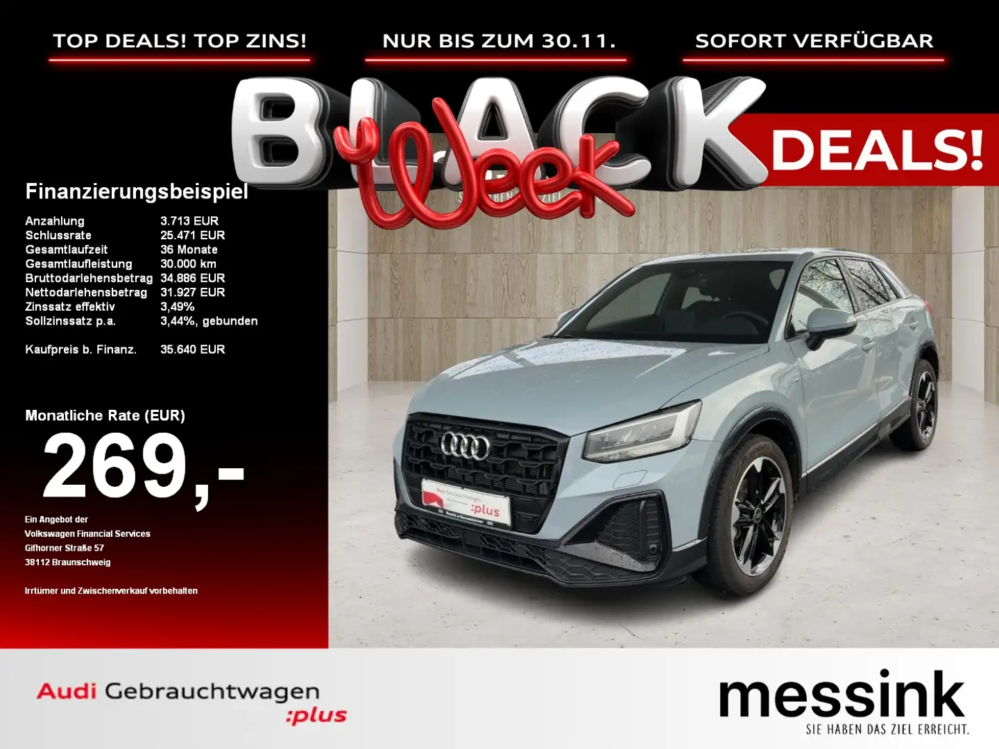 Audi Q2 S line 35 TFSI 110(150) S tronic Grijs - 1