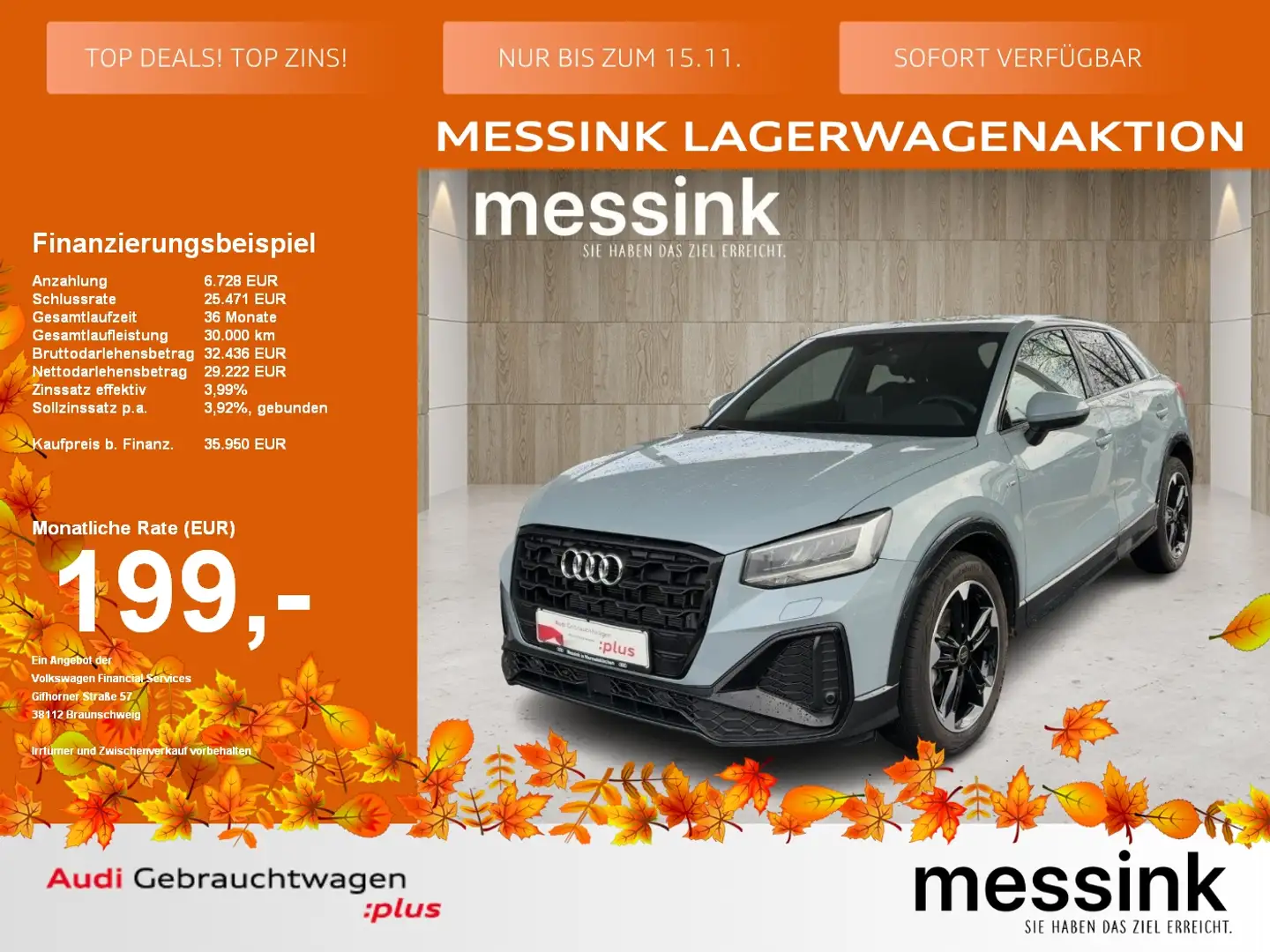 Audi Q2 S line 35 TFSI 110(150)  S tronic Grau - 1