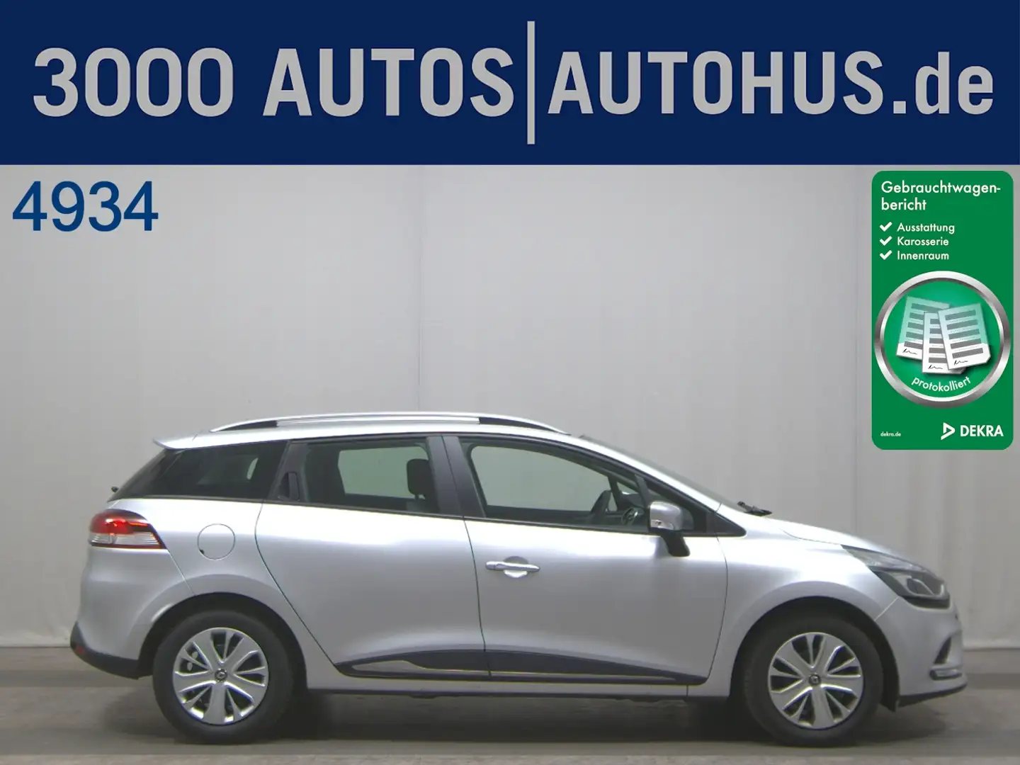 Renault Clio Grandtour 0.9 TCe Navi Tempomat PDC Grau - 1