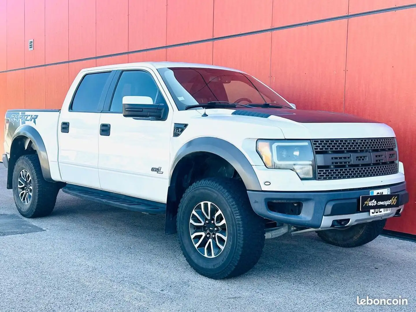 Ford F 150 Raptor svt 6.2 450ch bva Blanc - 1