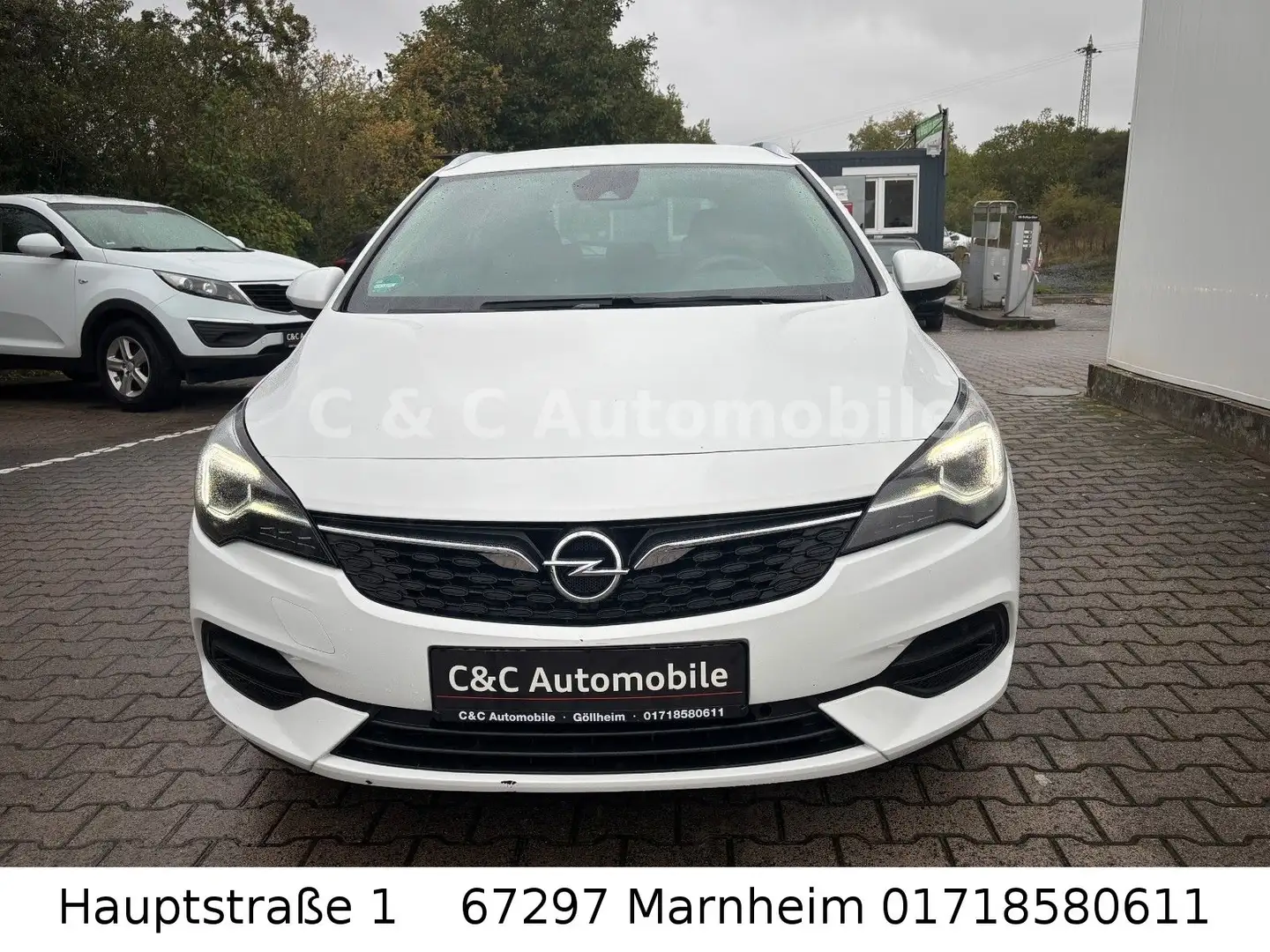 Opel Astra K Sports Tourer Elegance/Automatik/Apple C Weiß - 2