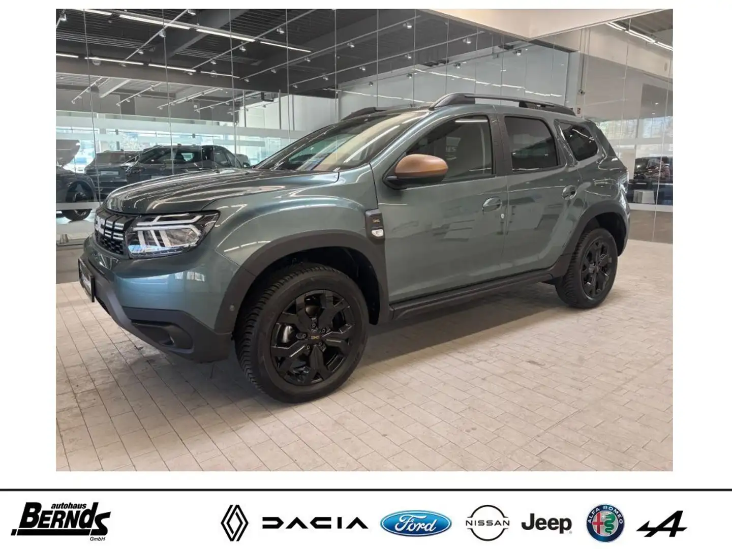 Dacia Duster TCe 150 EDC 2WD AUTOMATIK Extreme PDC SITZHZG NAVI Groen - 1