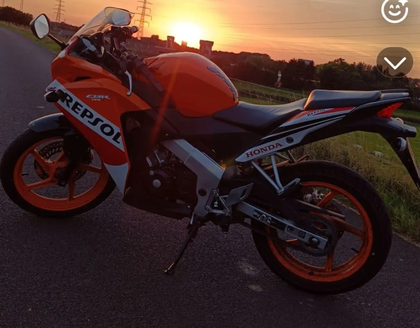 Honda CBR 125 CBR125R Repsol Oranje - 2
