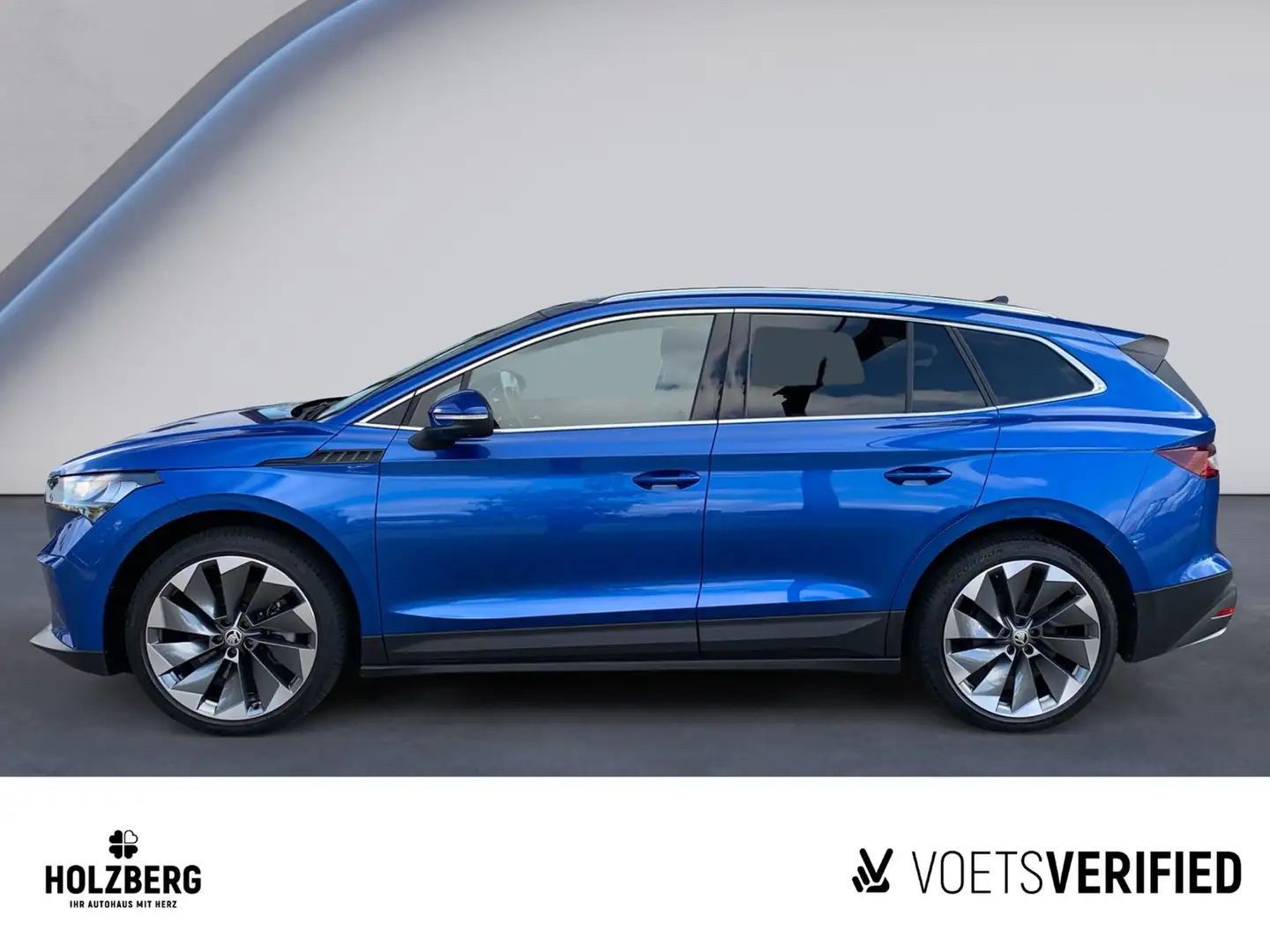 Skoda Enyaq iV 80 Suite LEDER+NAVI+ACC Bleu - 2