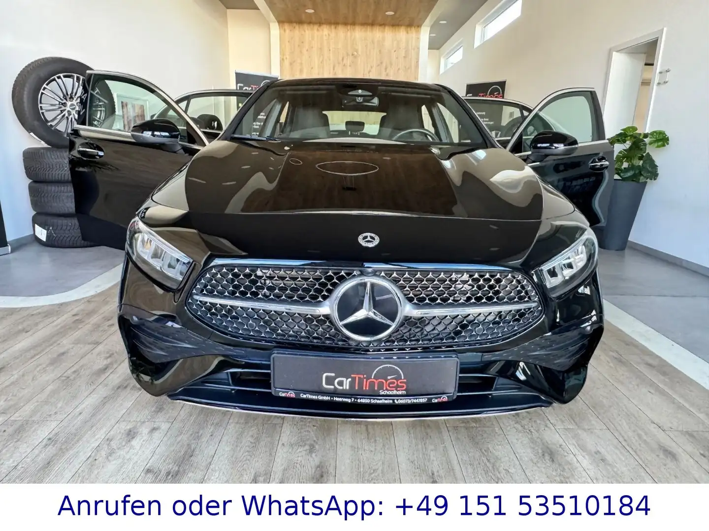 Mercedes-Benz A 200 AMG-Line/ACC/TÜV NEU/1.HAND Noir - 2