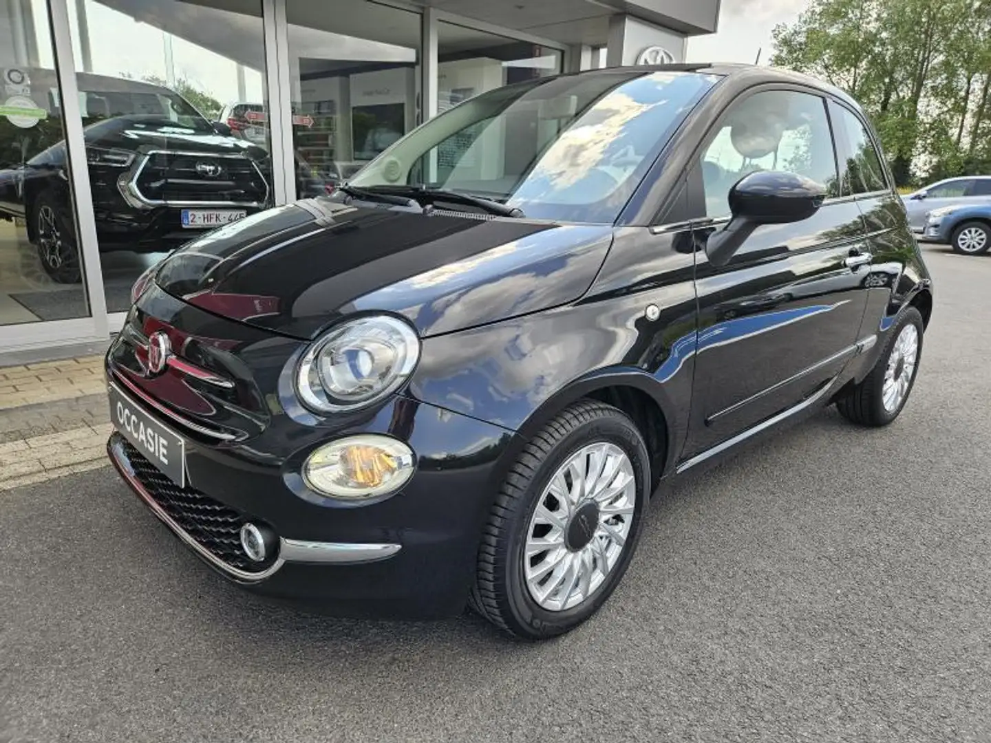 Fiat 500 Pano Roof Noir - 1