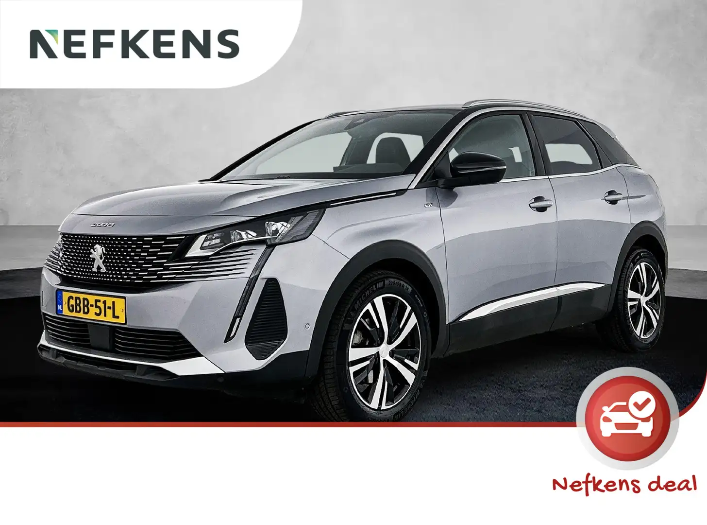 Peugeot 3008 SUV GT 130pk Automaat | Navigatie | Achteruitrijca Grijs - 1