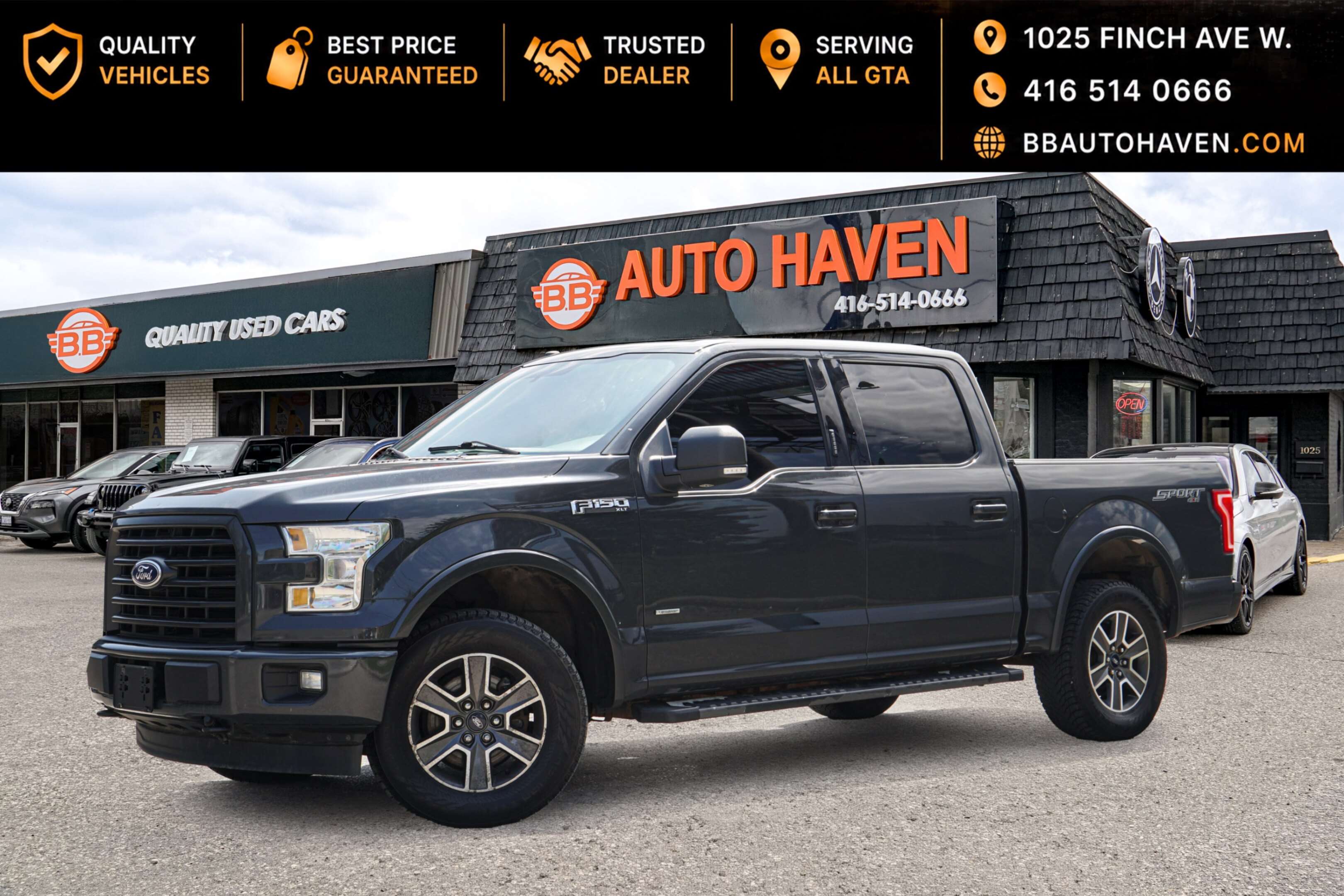 2017 Ford F-150 4WD SuperCrew 145 XLT PANO ROOF