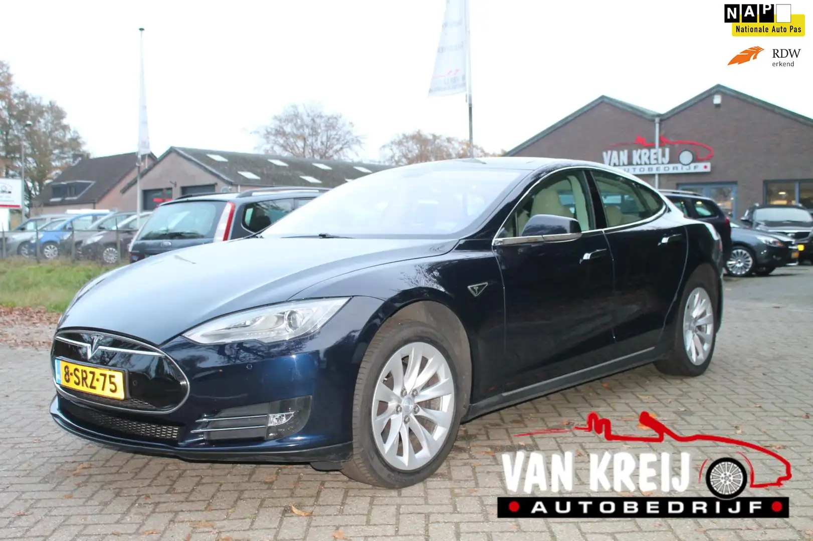 Tesla Model S 85 Performance, Leder, Navi, Camera, Panorama Azul - 1