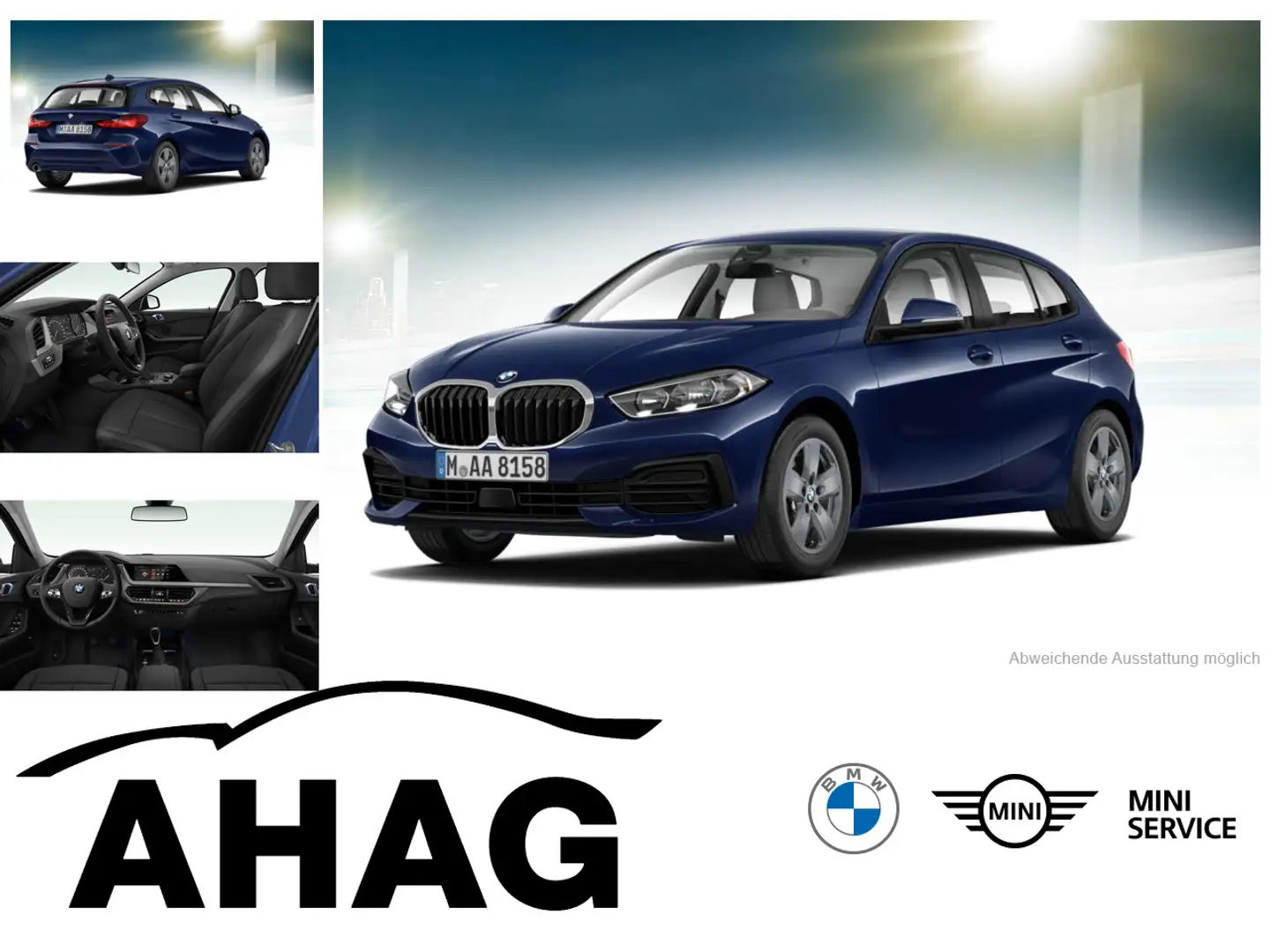 BMW 118 i Advantage PDC Außensp.Paket Sitzhzg. Vorn Blau - 1