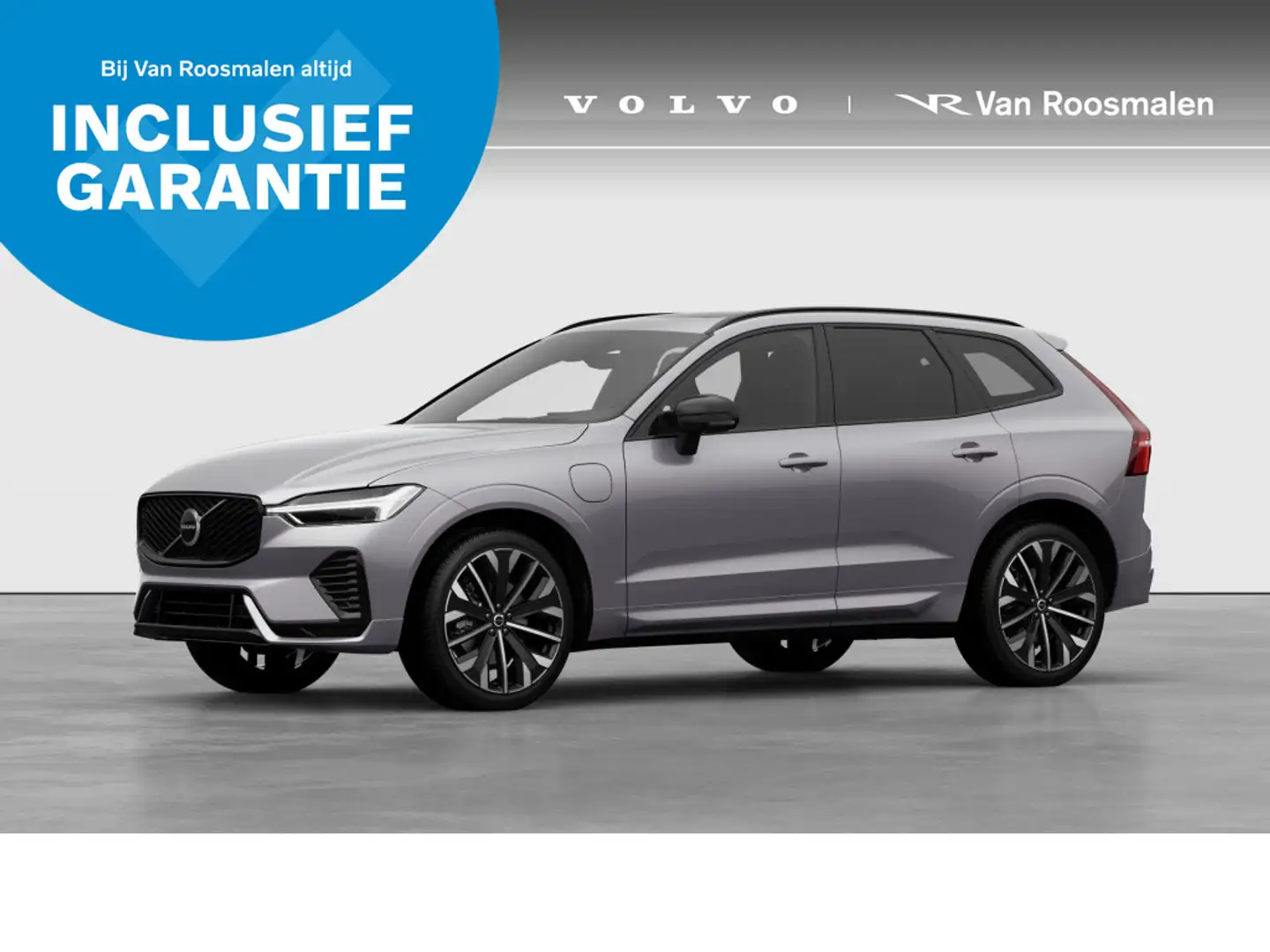 Volvo XC60 XC60 T6 AWD Plus Dark | 21" velgen | Luchtvering Zilver - 1