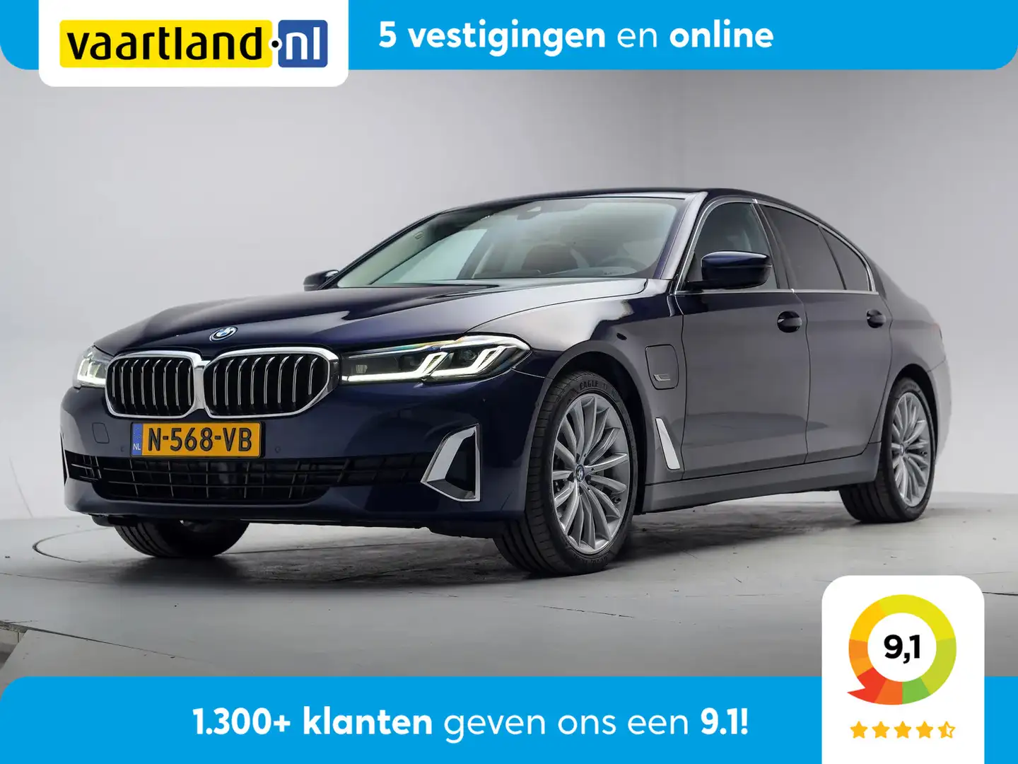 BMW 545 5-serie 545e xDrive High Executive Luxury [ Leder Bleu - 1