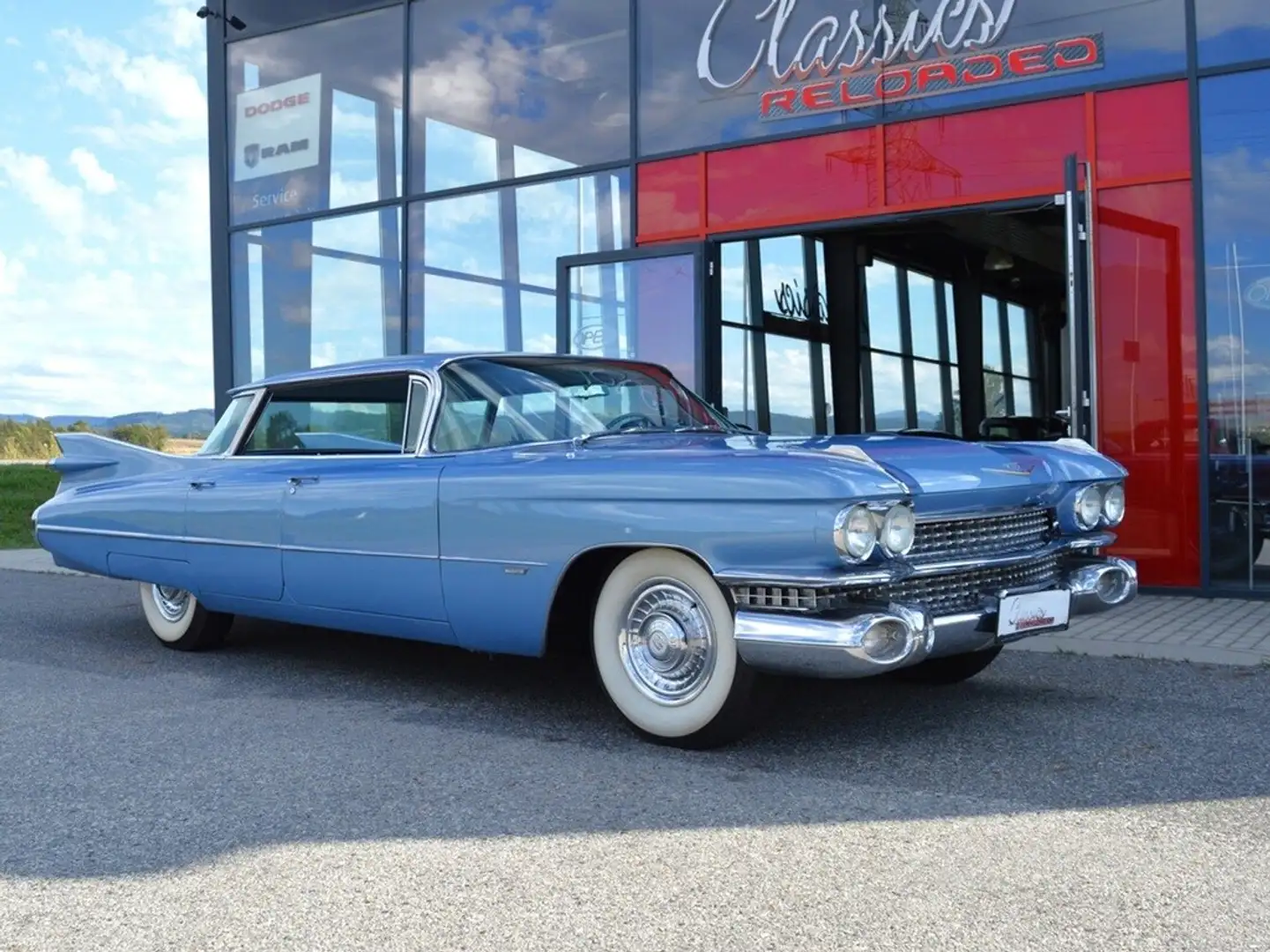 Cadillac Deville Series 62 4 Window "Flattop" Blau - 1