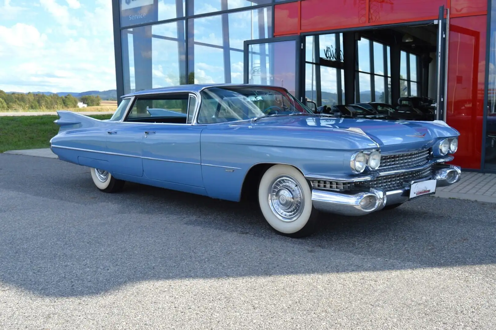 Cadillac Deville Series 62 4 Window "Flattop" Blau - 2
