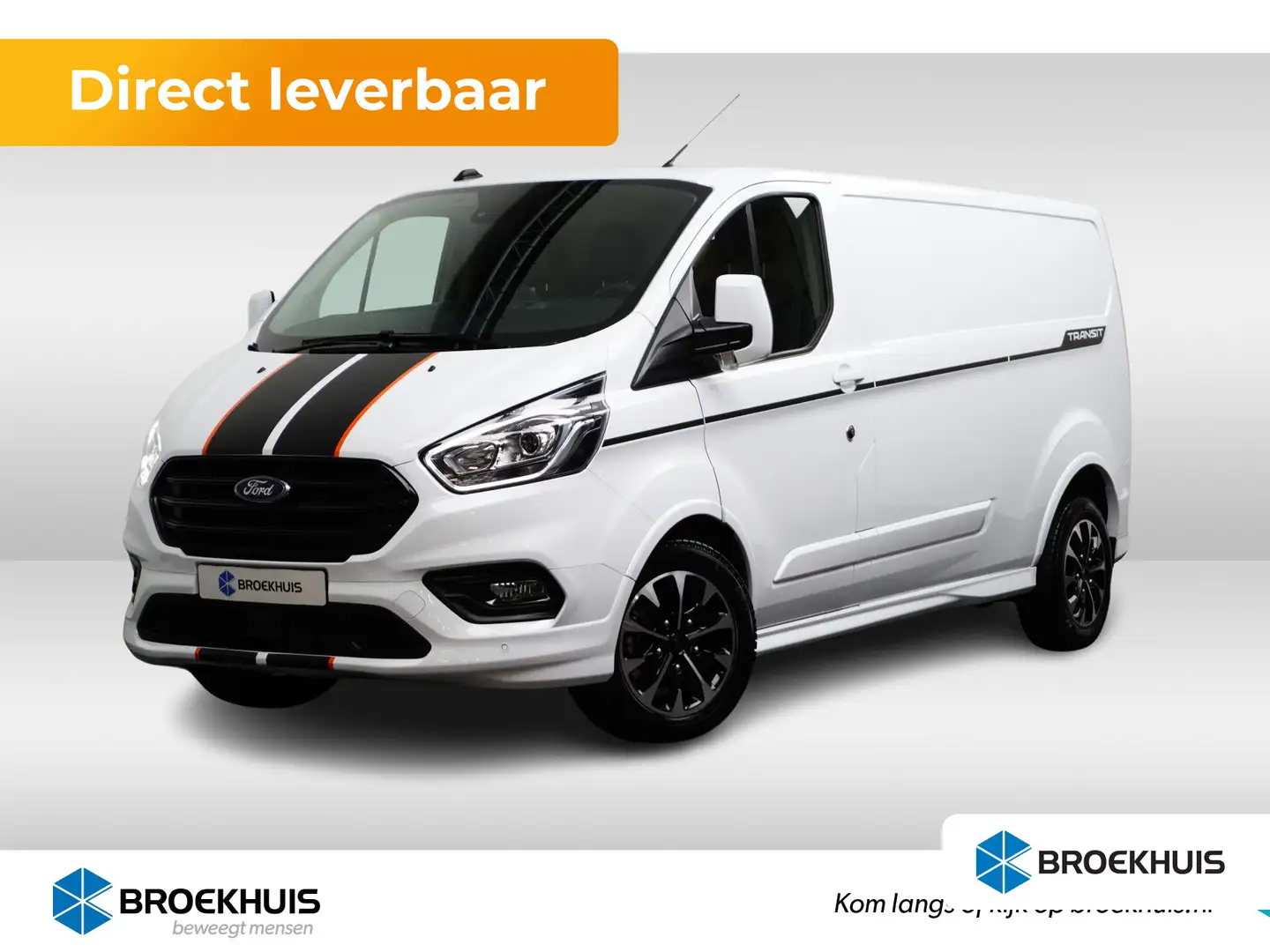 Ford Transit Custom 2.0 170PK L2H1 Sport Automaat | Parkeersensor voor Wit - 1