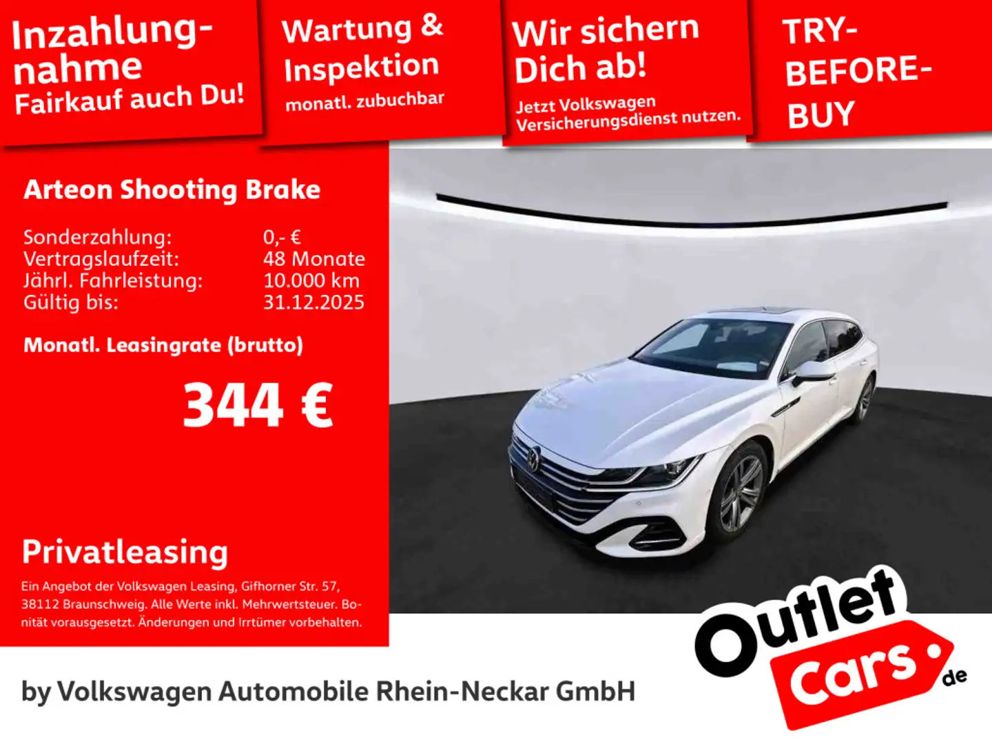 Volkswagen Arteon R-Line 2.0 TDI AHK LED Nav Blanc - 1
