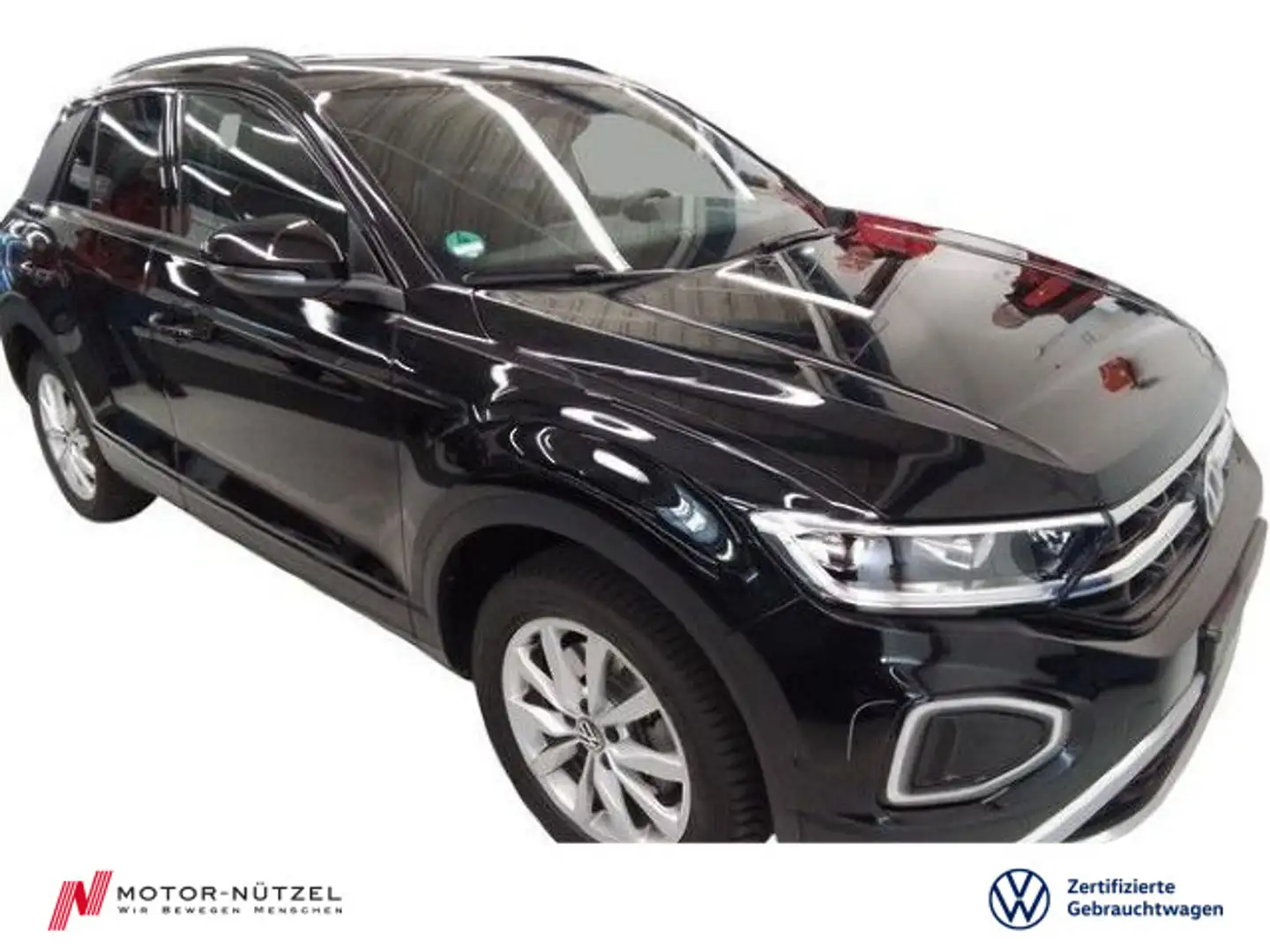 Volkswagen T-Roc 2.0 TDI DSG STYLE 5JG+LEDplus+NAVI+AHK+DAB Schwarz - 1