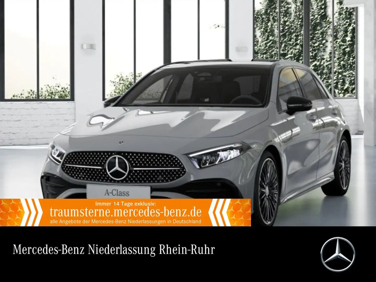 Mercedes-Benz A 180 AMG+NIGHT+PANO+LED+KAMERA+TOTW+7G Grau - 1