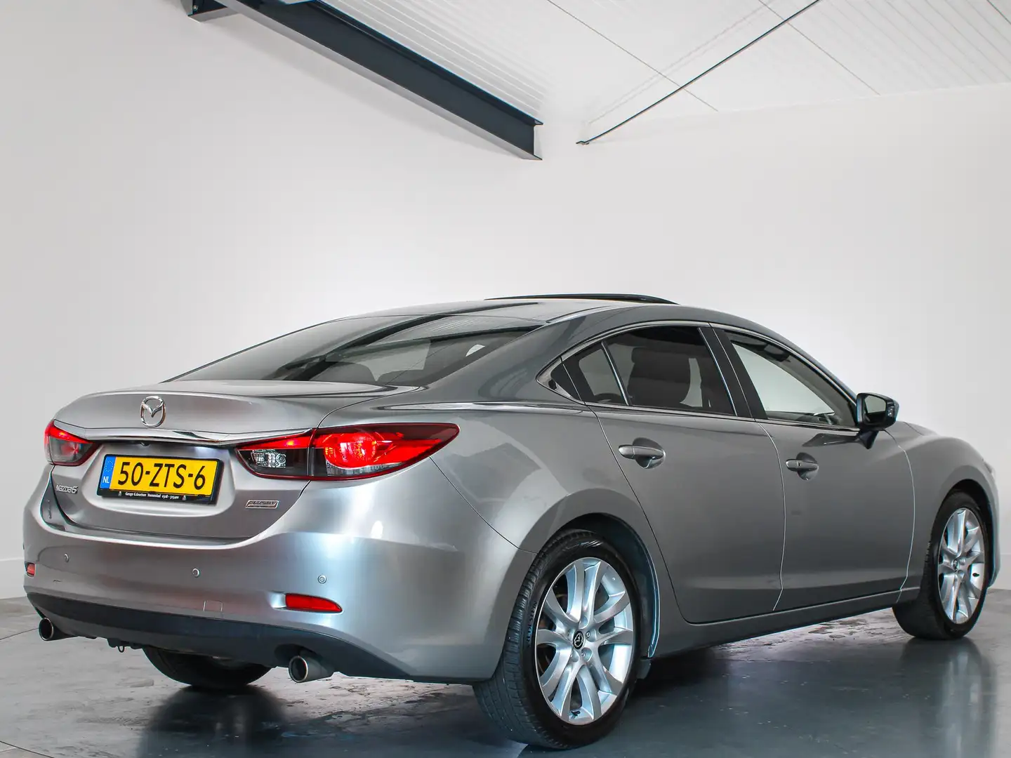 Mazda 6 2.5 GT-M, Schuif/Kantel Dak, Volleder, Memory, Afn Gris - 2