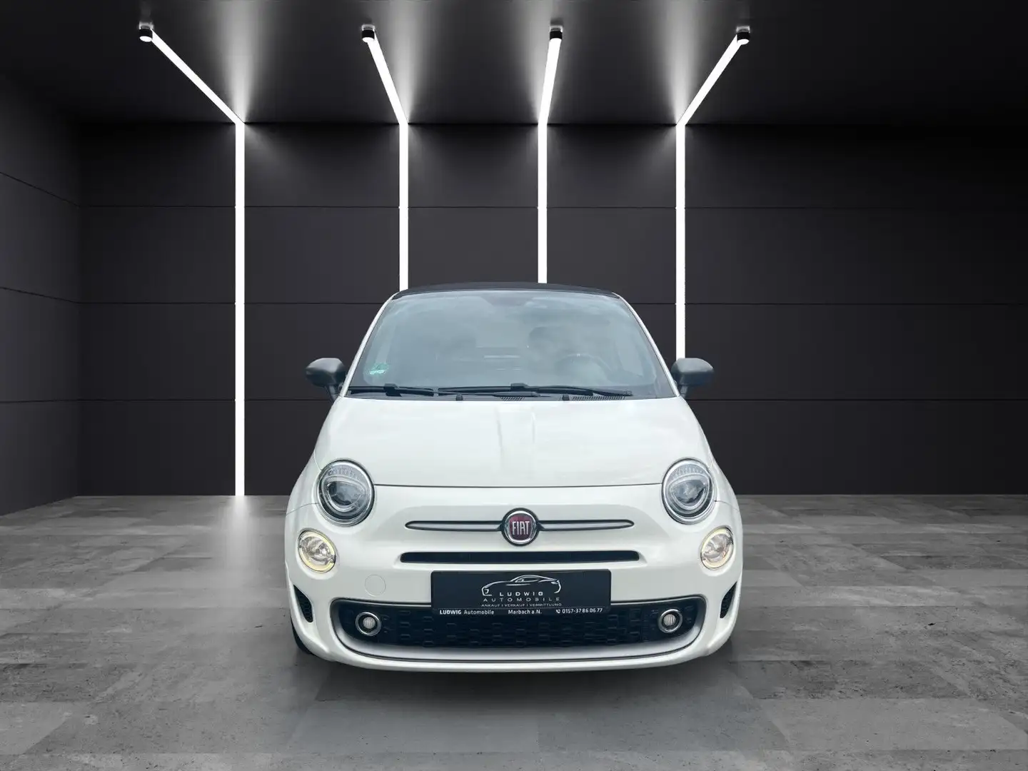 Fiat 500 /CABRIO/NAVI/TEMPOMAT/FACELIFT/PARKTRONIC Bianco - 2