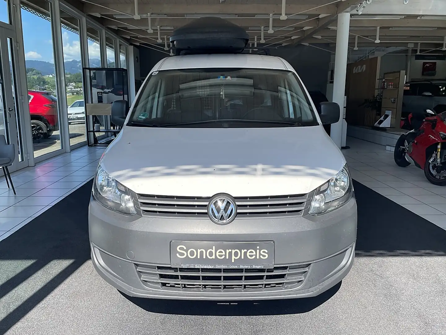 Volkswagen Caddy Kombi Maxi 1,6 TDI DPF Maxi Kastenwagen *CAMPI... Weiß - 2