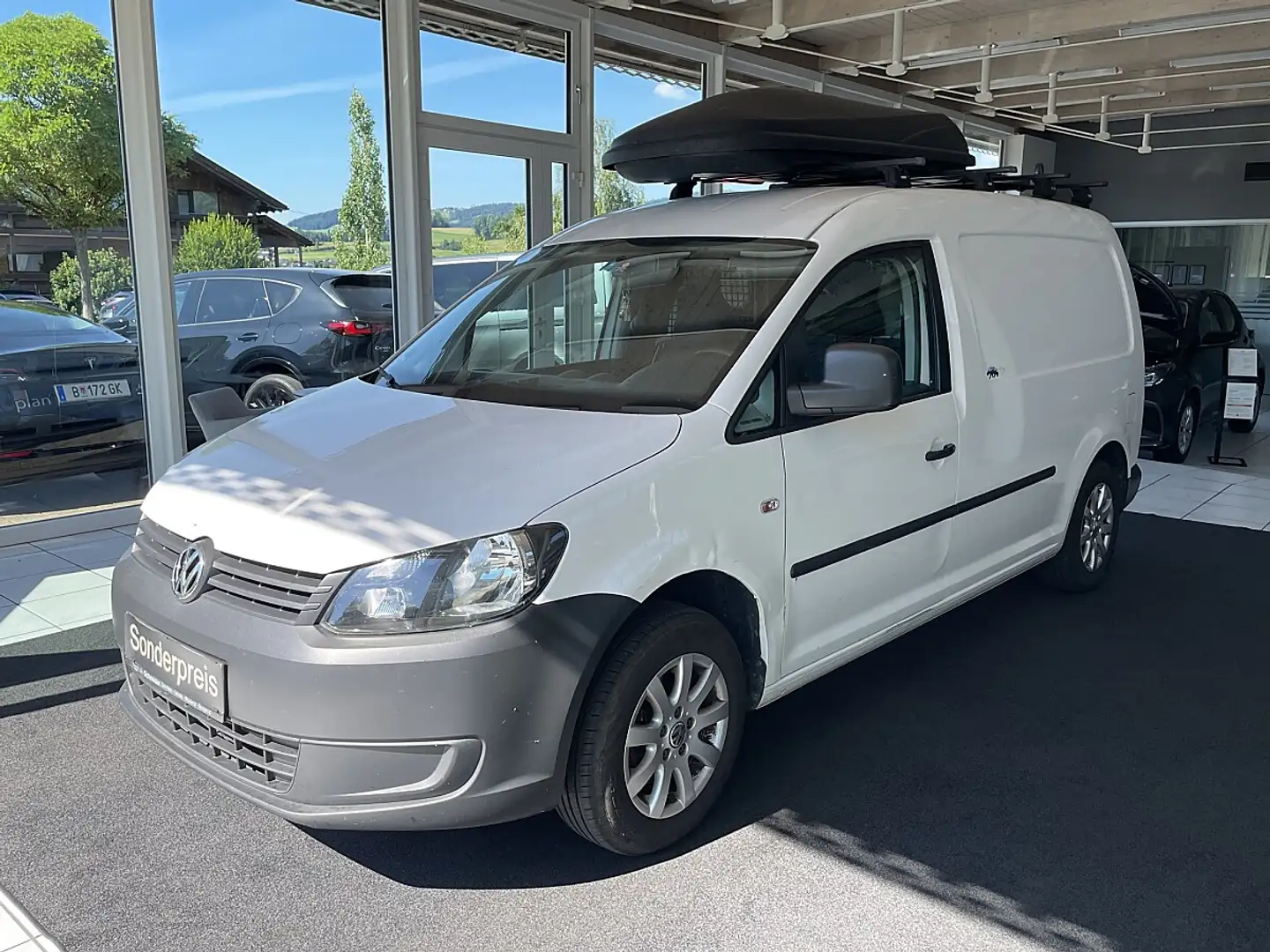 Volkswagen Caddy Kombi Maxi 1,6 TDI DPF Maxi Kastenwagen *CAMPI... Weiß - 1