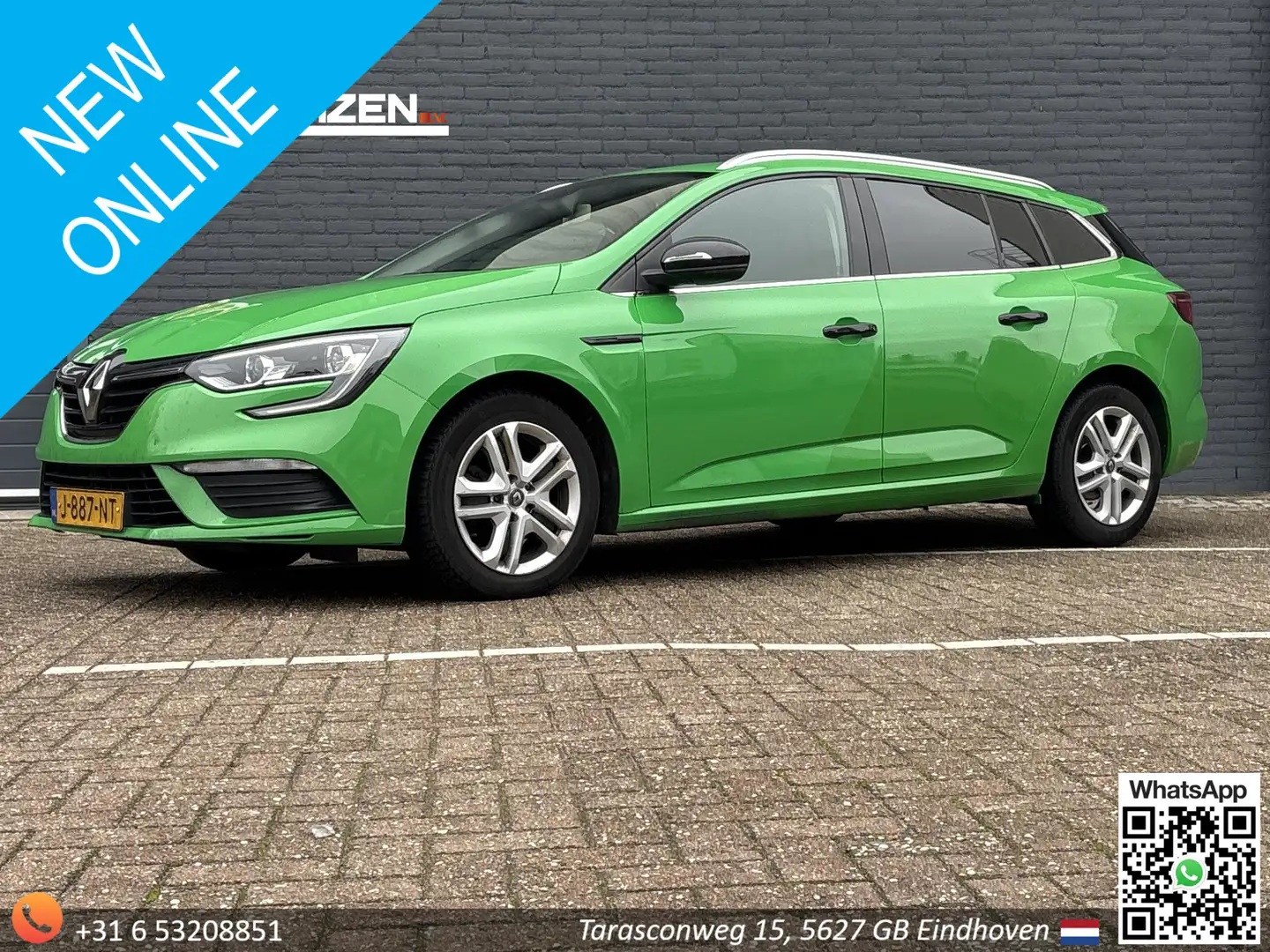 Renault Megane Estate 1.3 TCe Zen | € 5.450,- NETTO! | Climate | Grün - 1