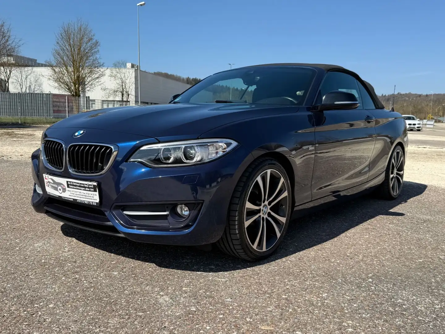 BMW 228 Cabrio 228 i Sport Line M-Technic*Automatik*LED* Azul - 1