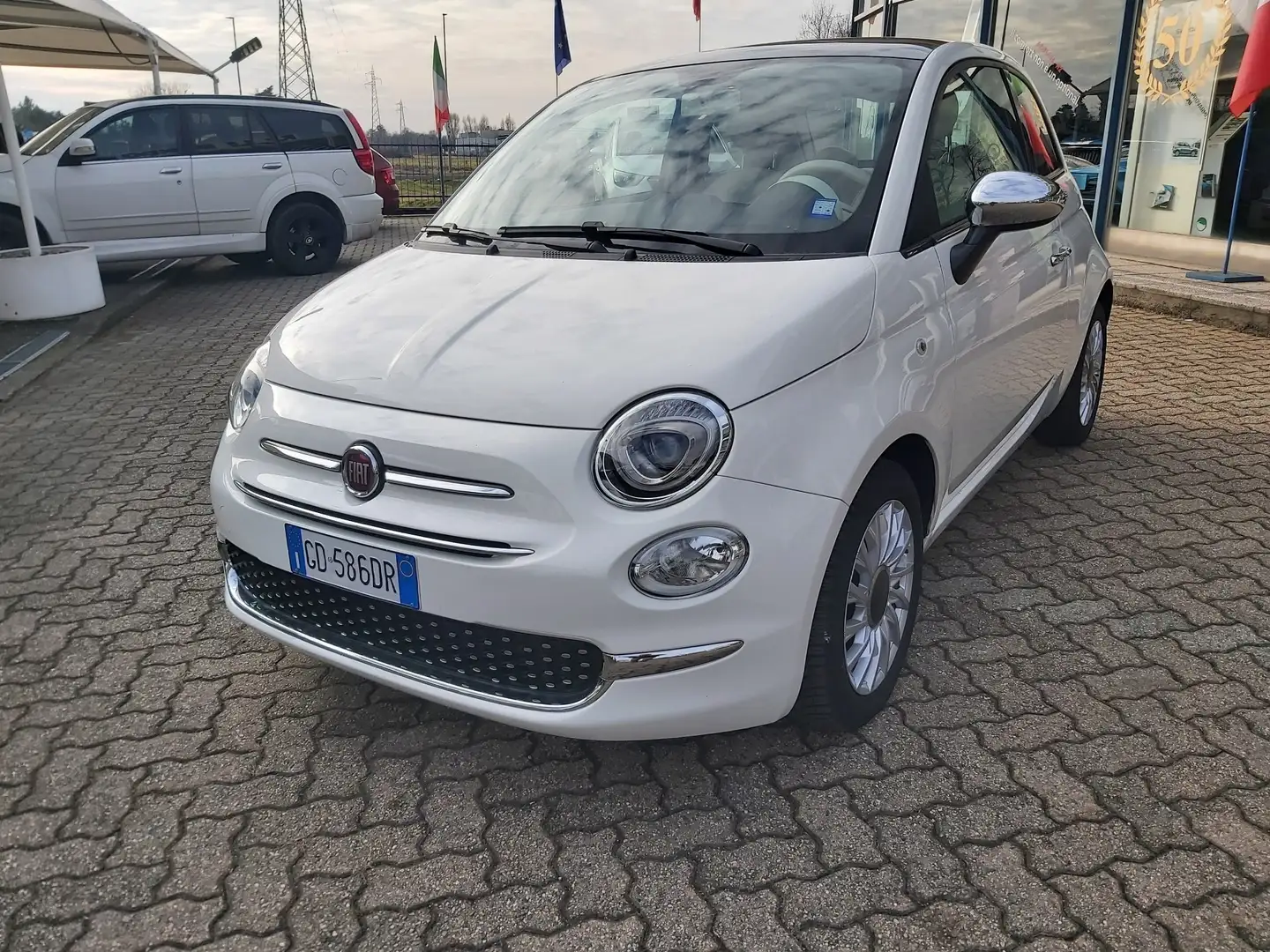 Fiat 500 1.2 Lounge 69cv my20 Bianco - 1