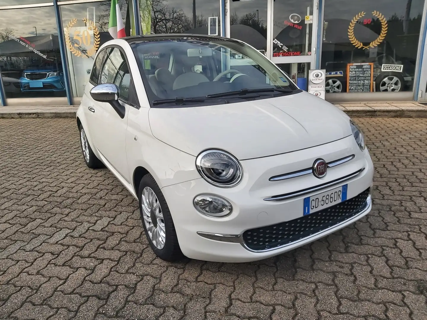 Fiat 500 1.2 Lounge 69cv my20 Bianco - 2